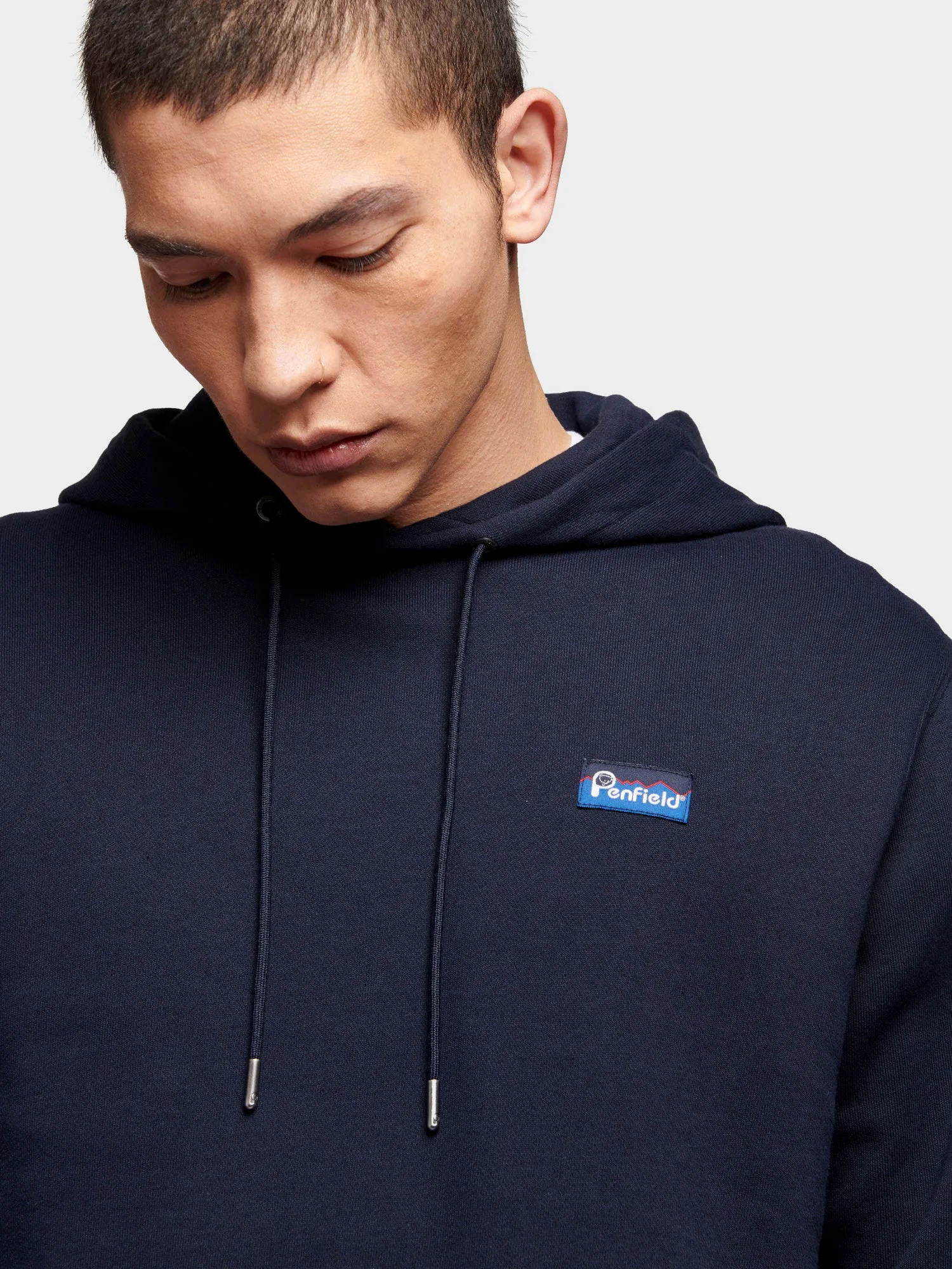 Original Logo Hoodie in Sky Captain sold by Penfield product image thumbnail 4