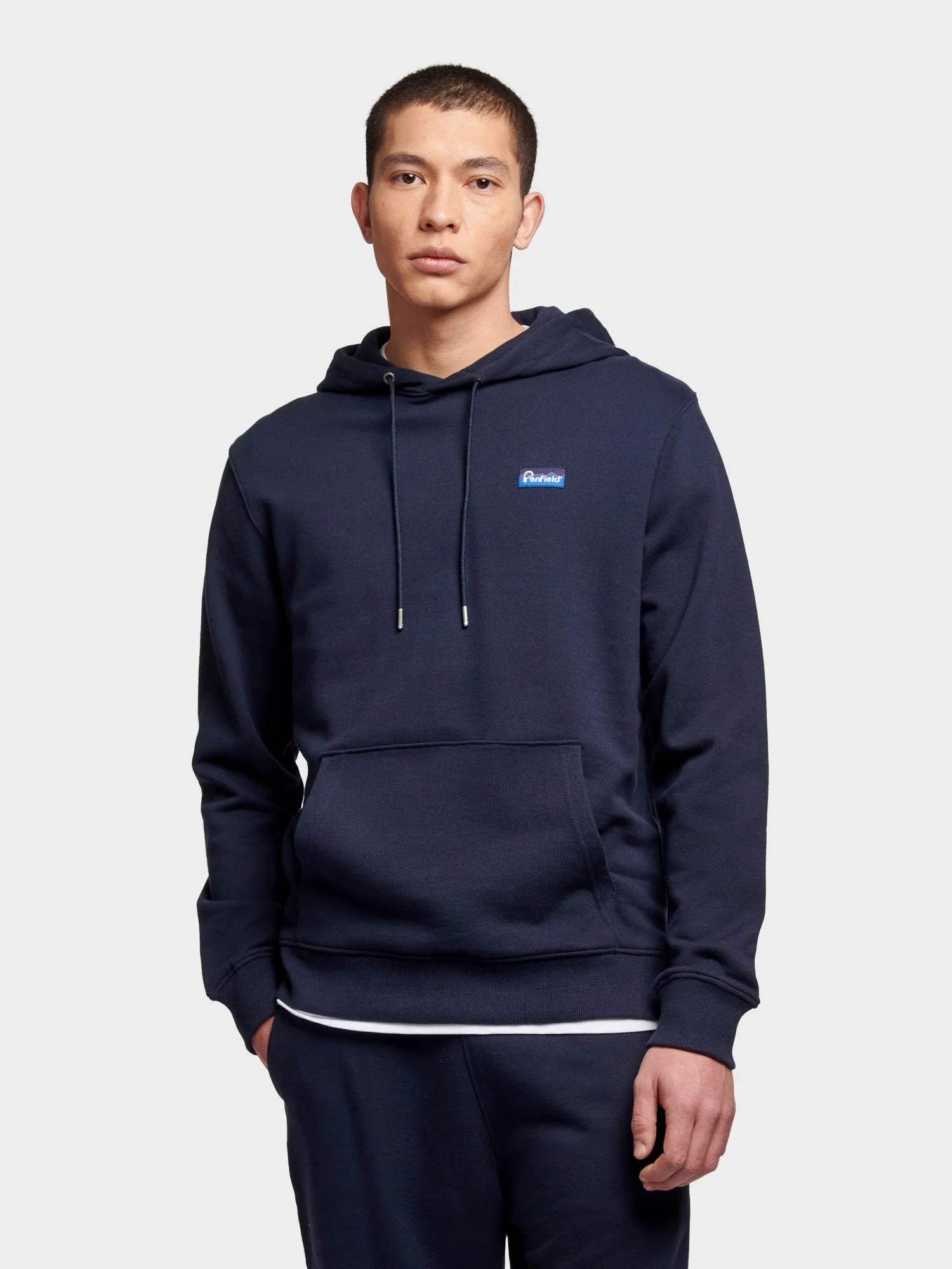 Original Logo Hoodie in Sky Captain sold by Penfield