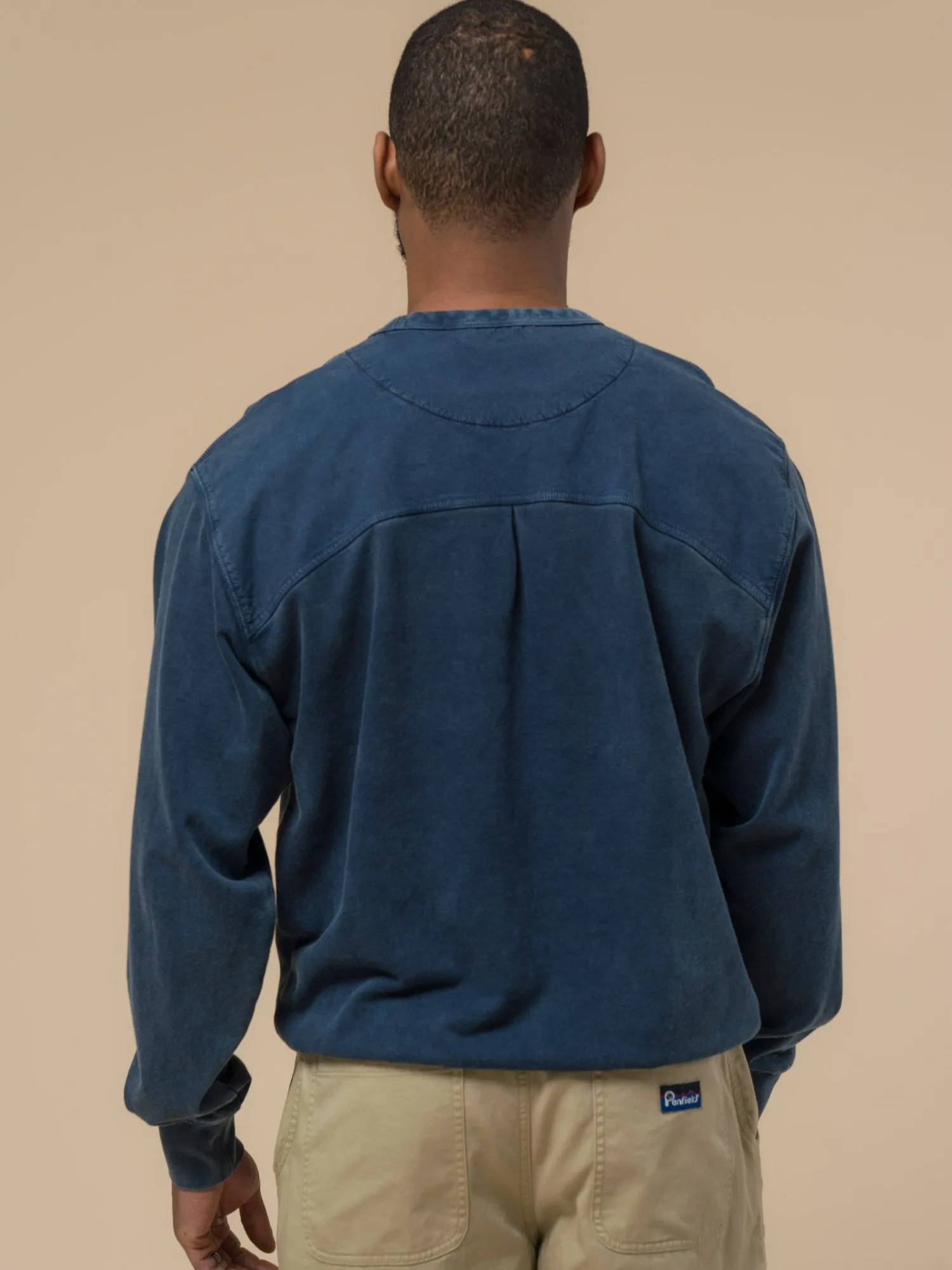 Newchester Panelled Sweatshirt in Navy Blue sold by Penfield product image thumbnail 5