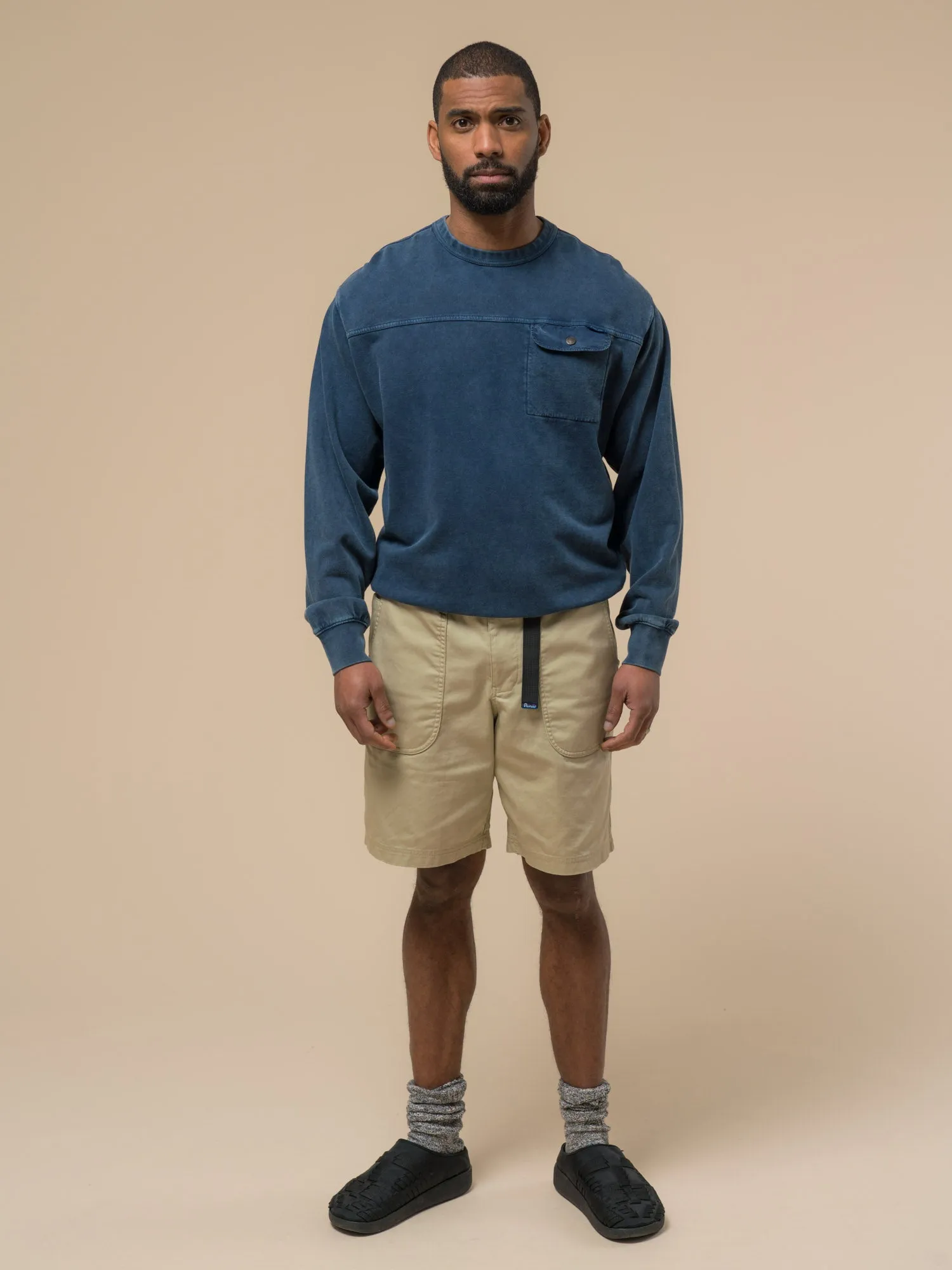 Newchester Panelled Sweatshirt in Navy Blue sold by Penfield product image thumbnail 4