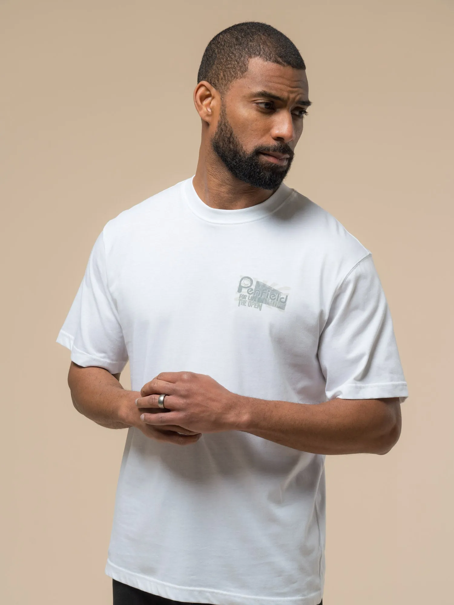 50th Anniversary Photo Print T-Shirt in Bright White sold by Penfield product image thumbnail 3