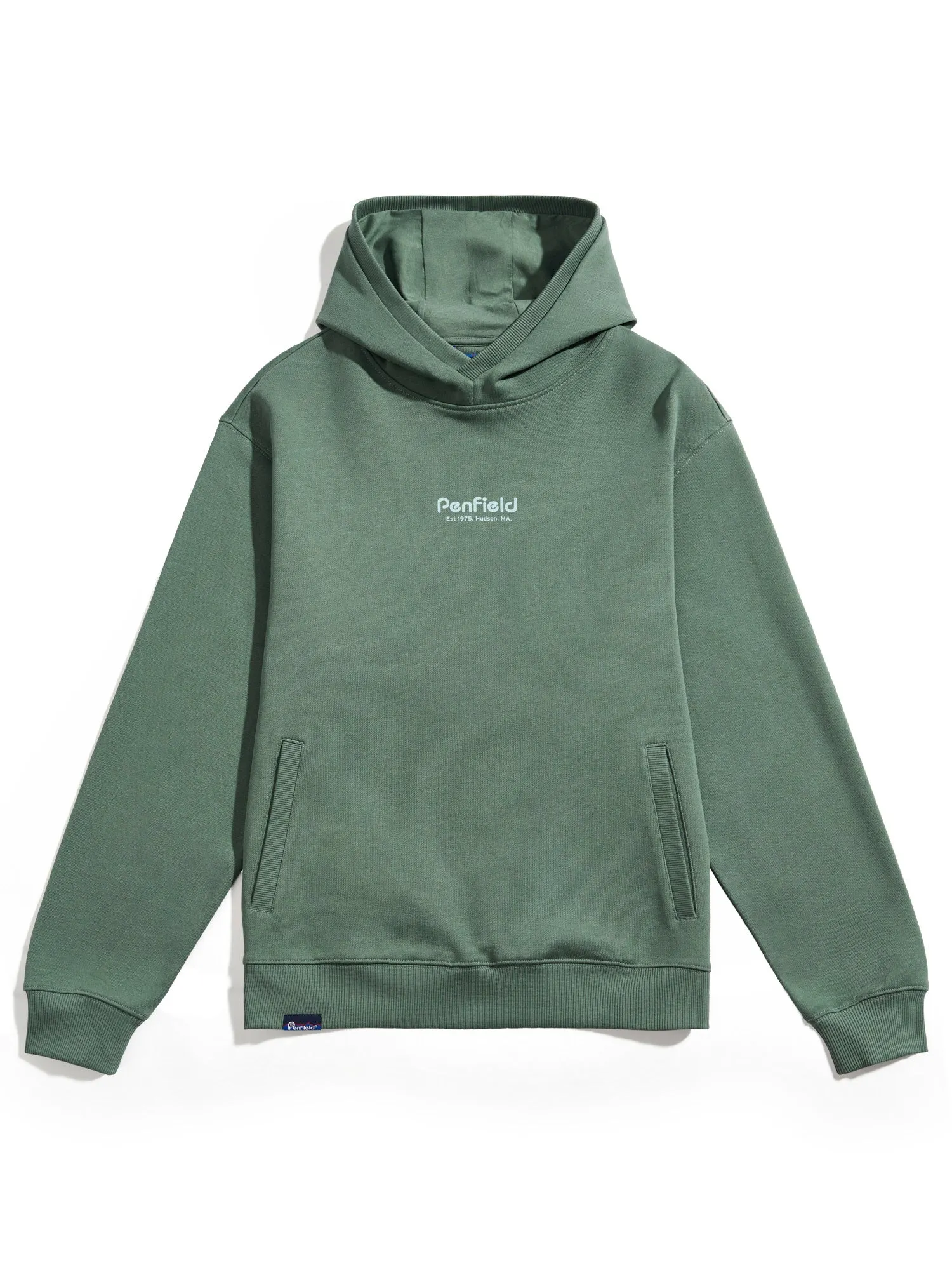 Circle Landscape Hoodie in Dark Forest sold by Penfield