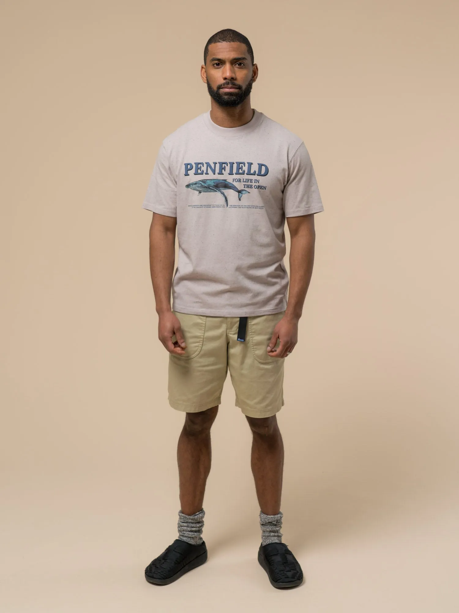 Retro Whale T-Shirt in Cloud Gray sold by Penfield product image thumbnail 4