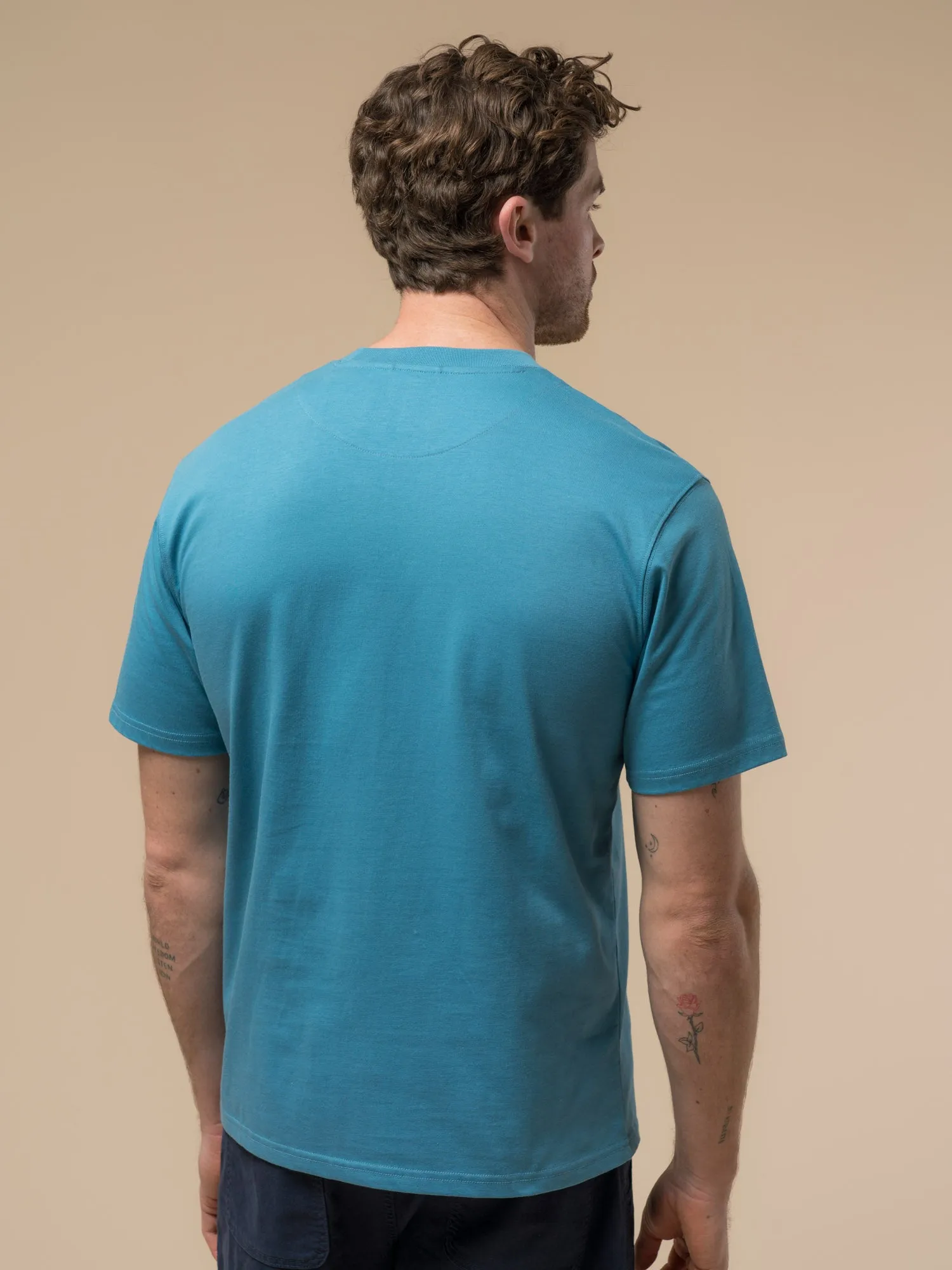 50th Anniversary Embroidered T-Shirt in Niagara sold by Penfield product image thumbnail 5