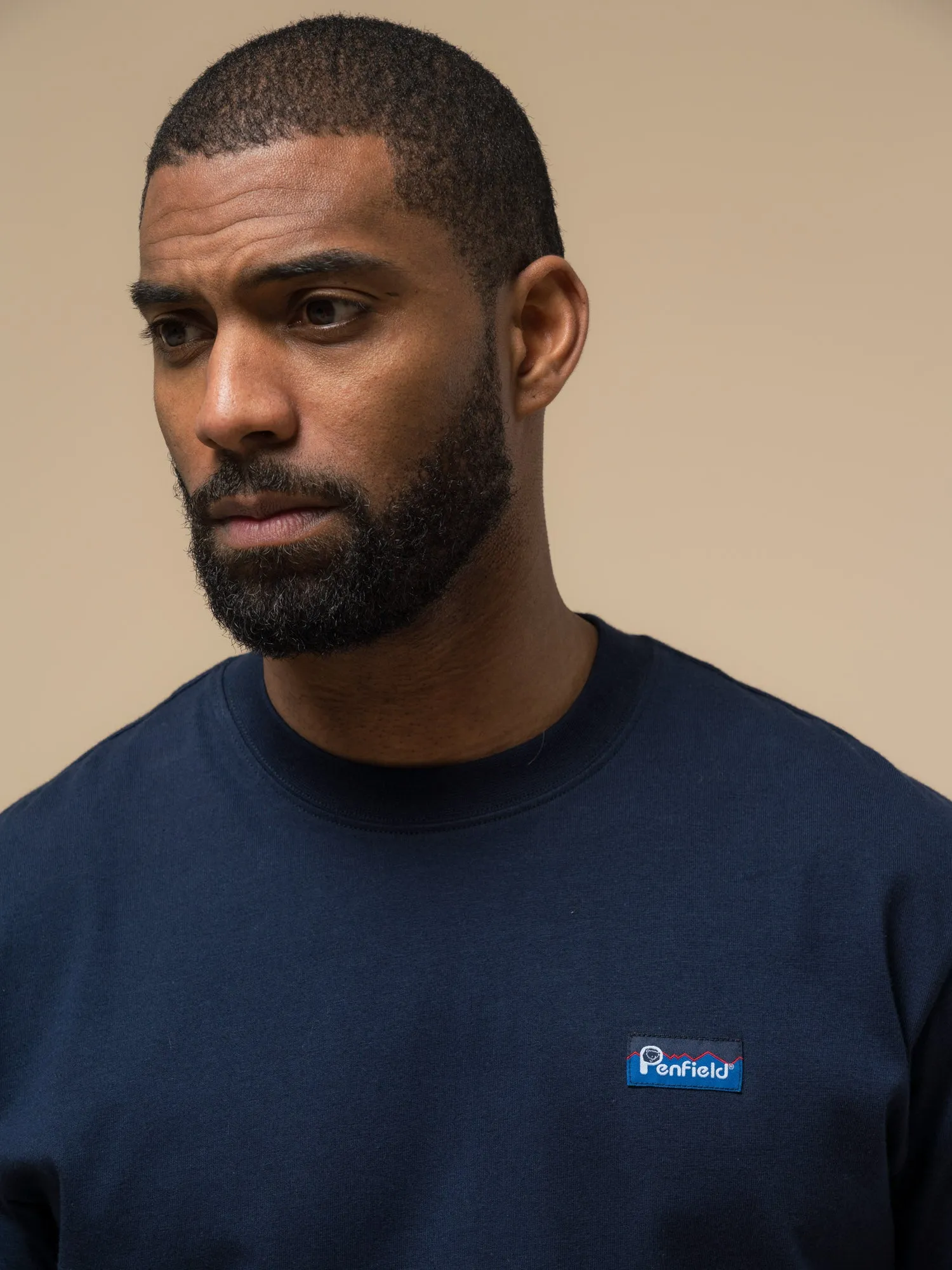 Fishing Bear T-Shirt in Navy Blue sold by Penfield product image thumbnail 4