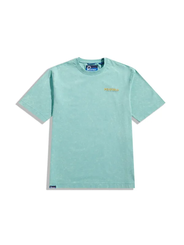 Whale Scene T-Shirt in Dusty Turquoise sold by Penfield