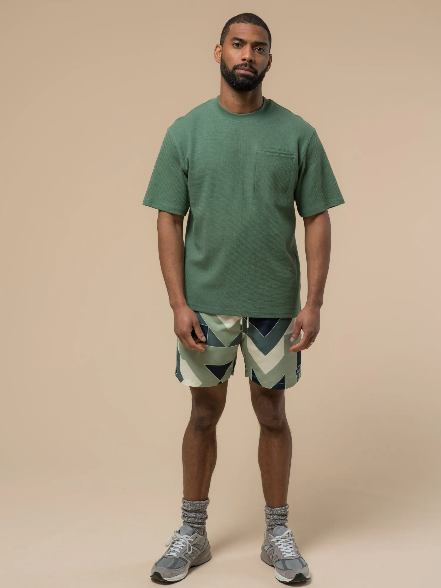 Pocket Double Rib T-Shirt in Dark Forest sold by Penfield product image thumbnail 4