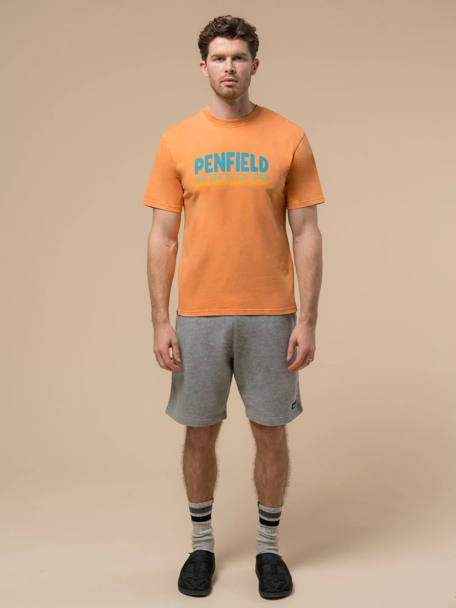 Retro Print T-Shirt in Golden Ochre sold by Penfield product image thumbnail 4