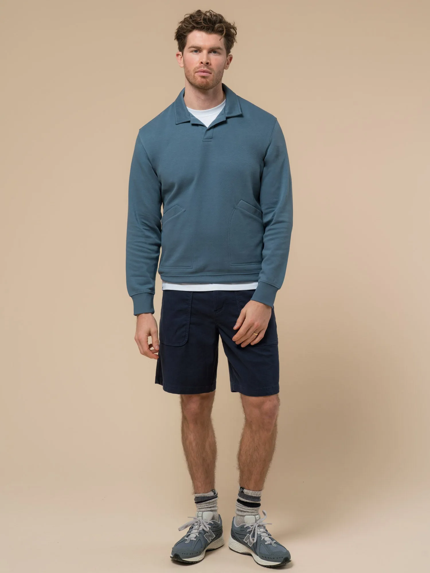 Cahoon Rugby Shirt in Blue Fusion sold by Penfield product image thumbnail 4