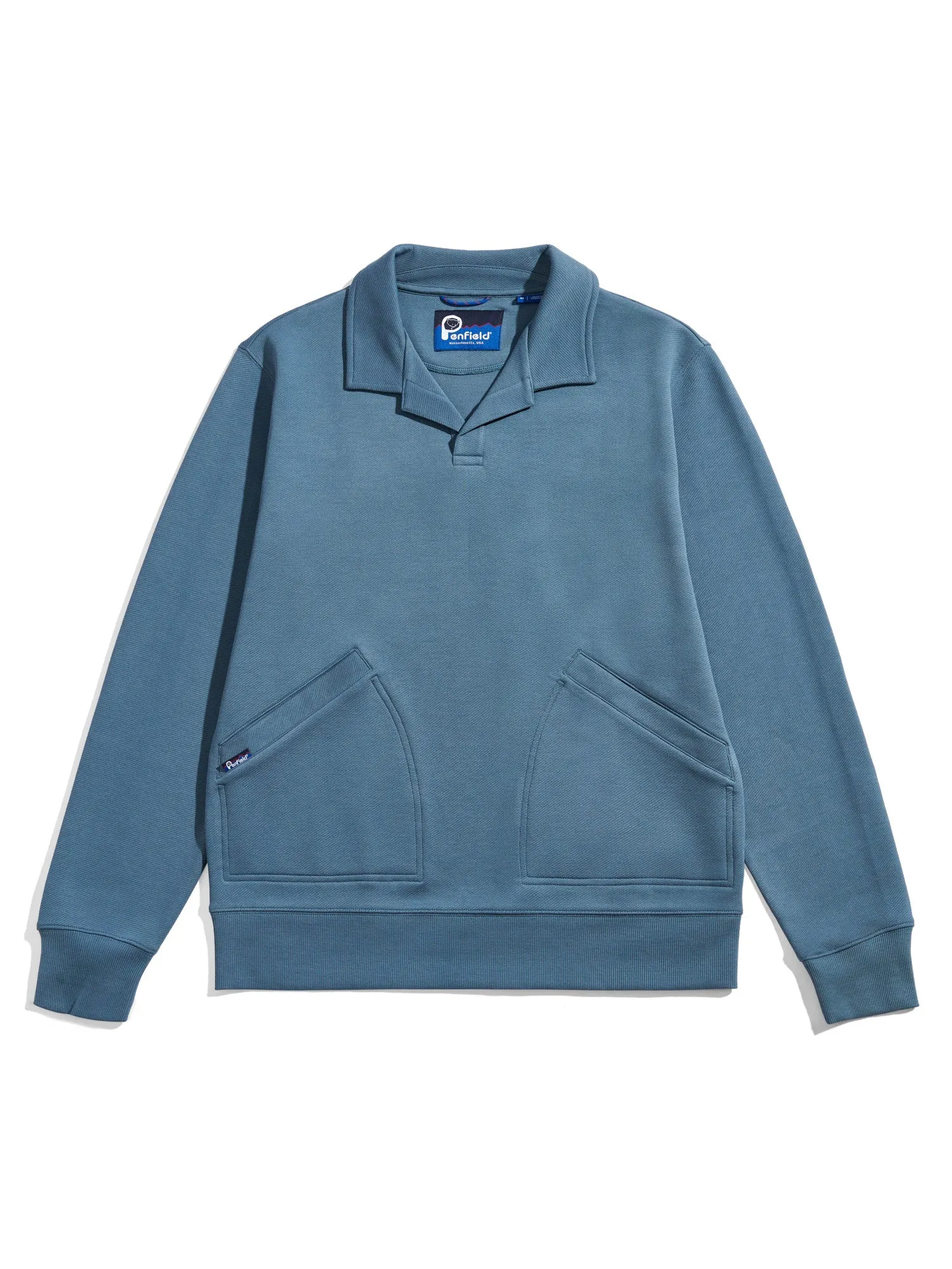 Cahoon Rugby Shirt in Blue Fusion sold by Penfield