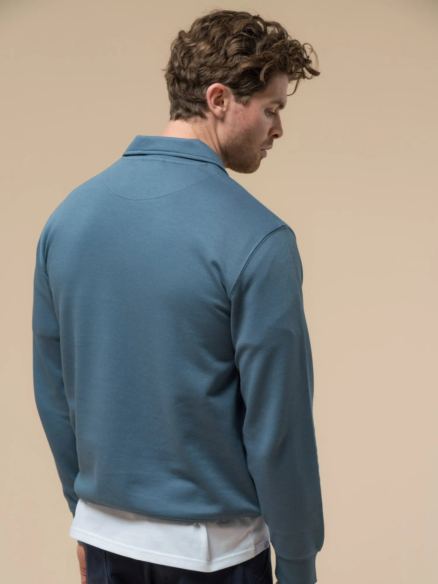 Cahoon Rugby Shirt in Blue Fusion sold by Penfield product image thumbnail 5