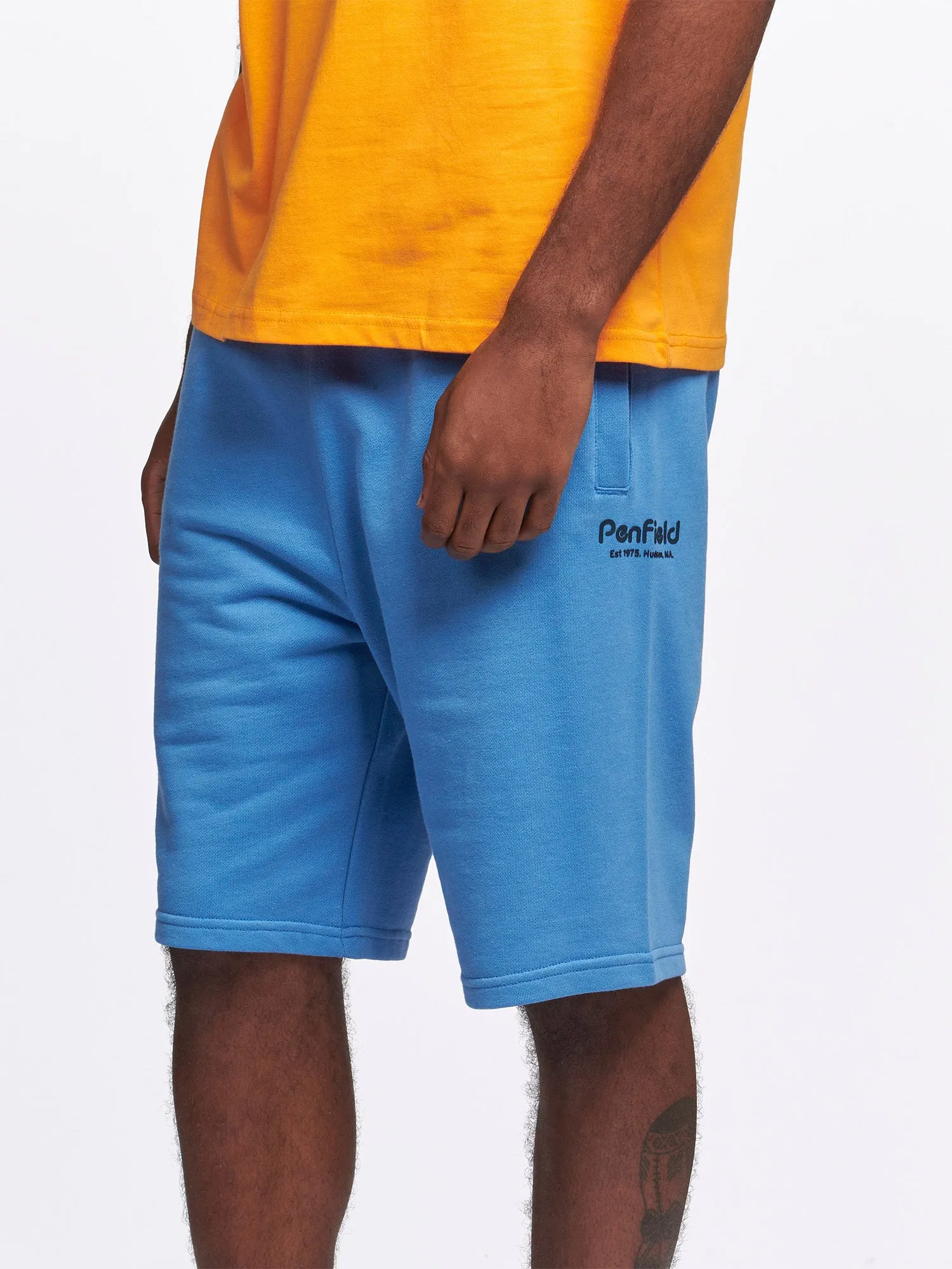Hudson Script Sweat Short in Riviera sold by Penfield product image thumbnail 2