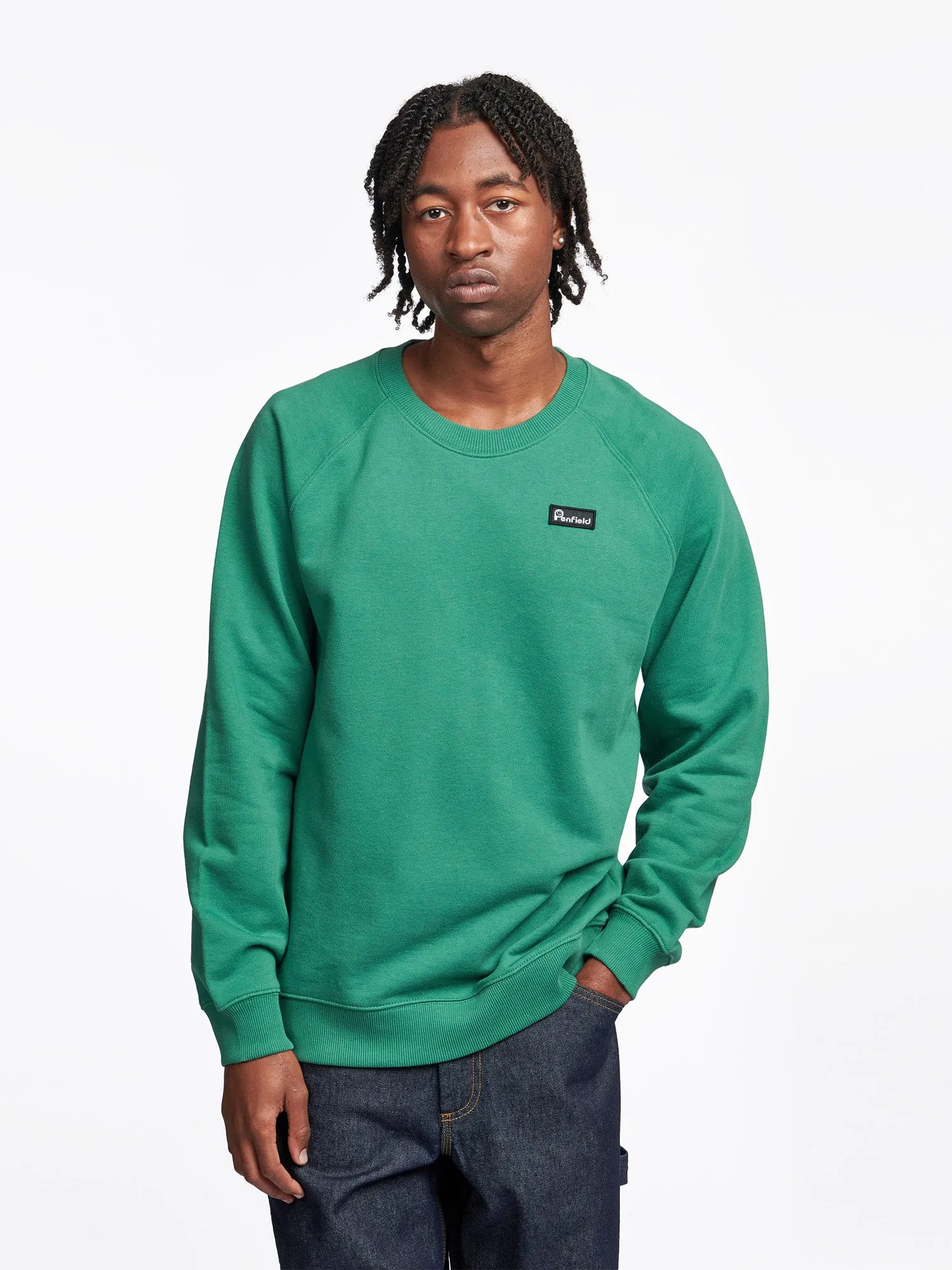 Badge Sweater in Fir sold by Penfield product image thumbnail 2