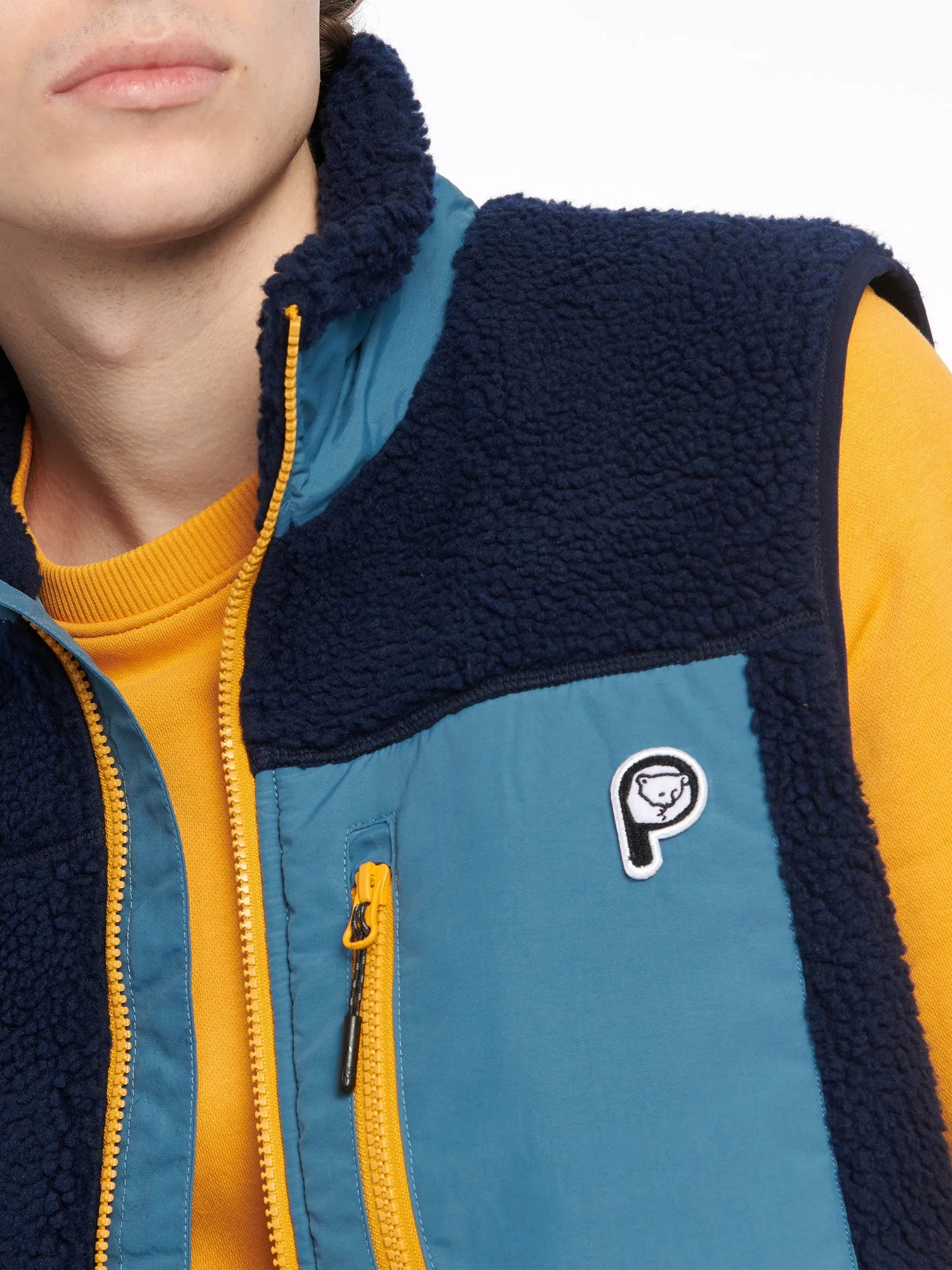 P Bear Fleece Vest in Navy Blue sold by Penfield product image thumbnail 4