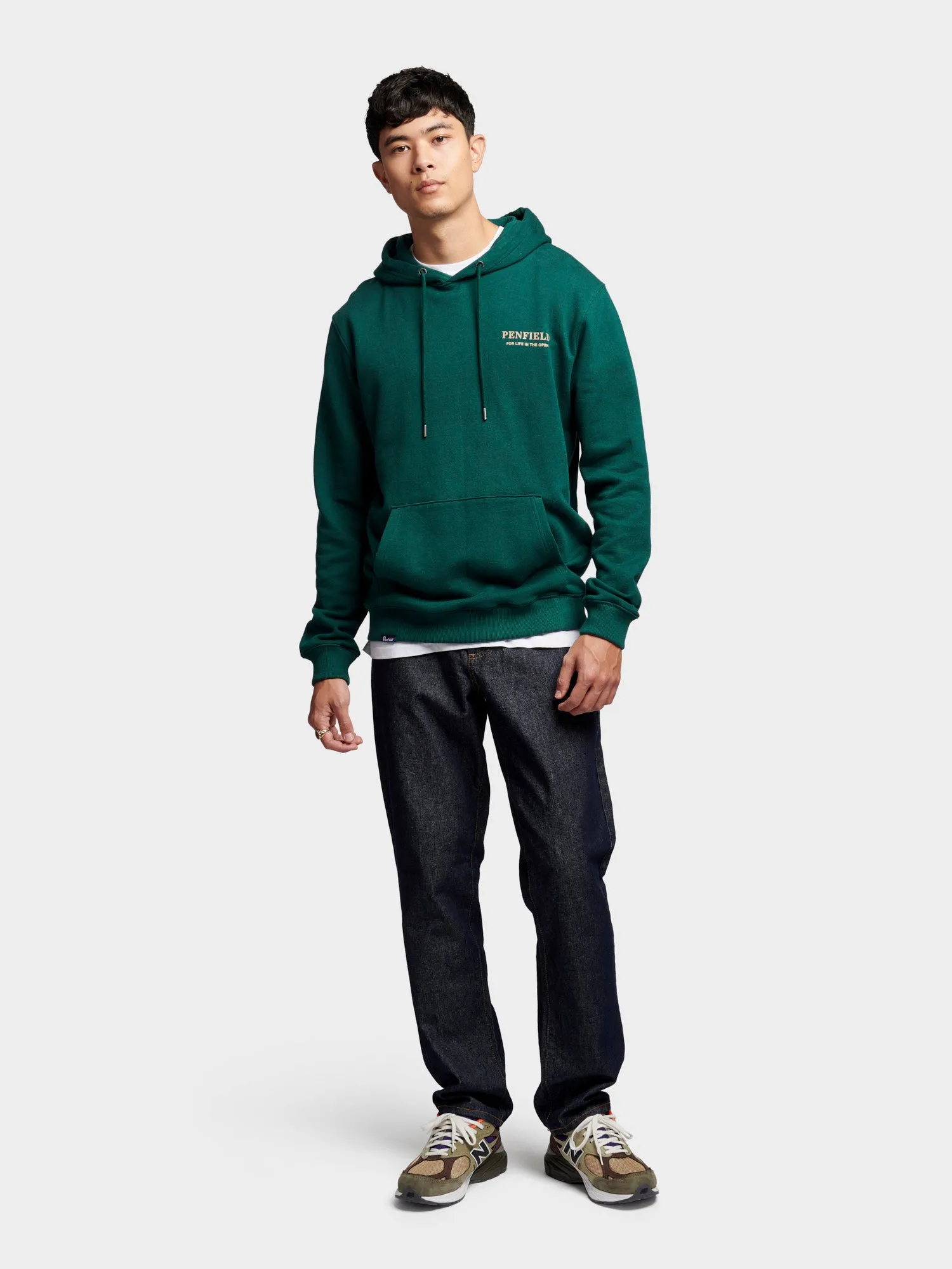 Black Bear Hoodie in June Bug sold by Penfield product image thumbnail 4