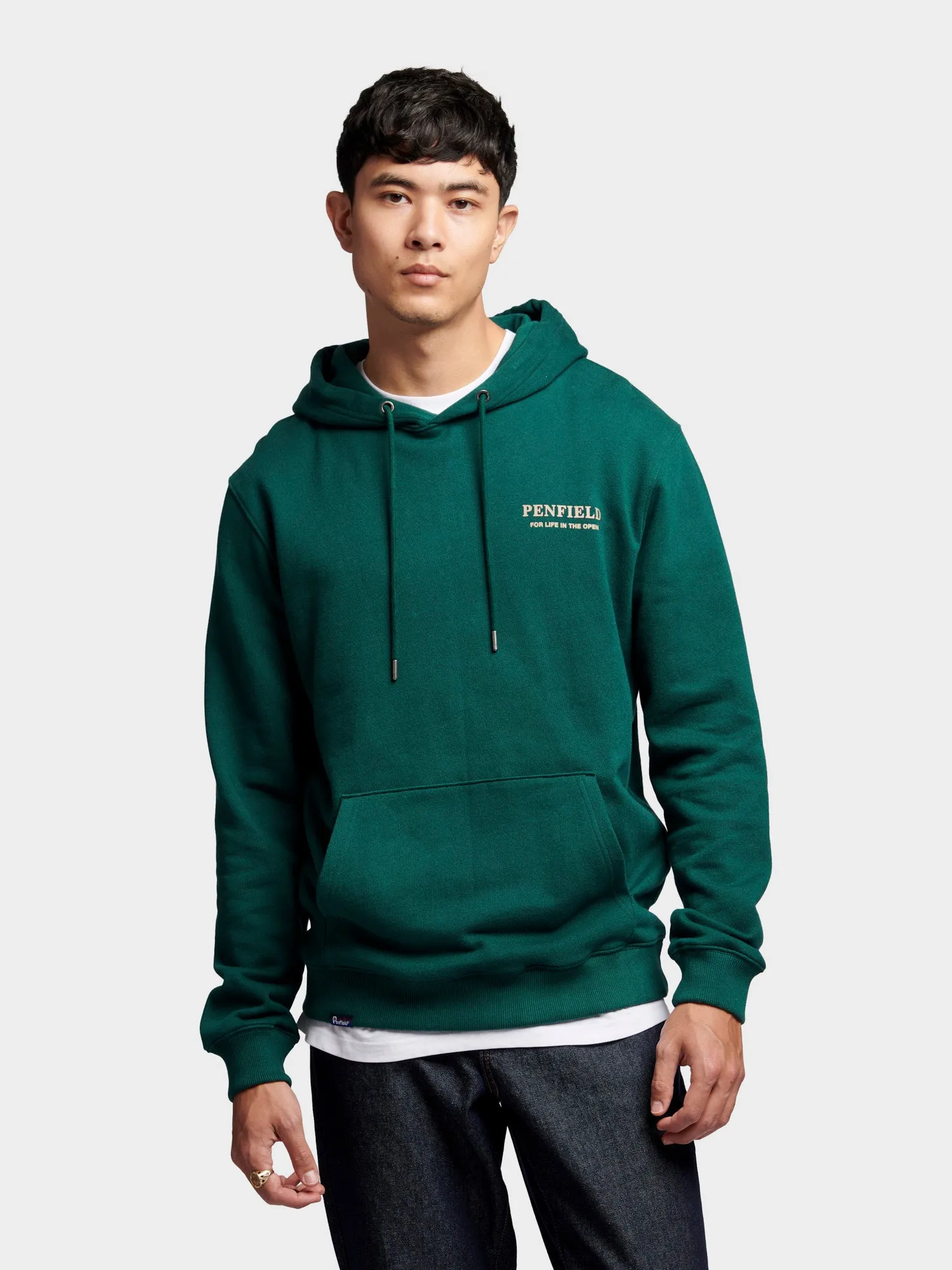 Black Bear Hoodie in June Bug sold by Penfield product image thumbnail 3
