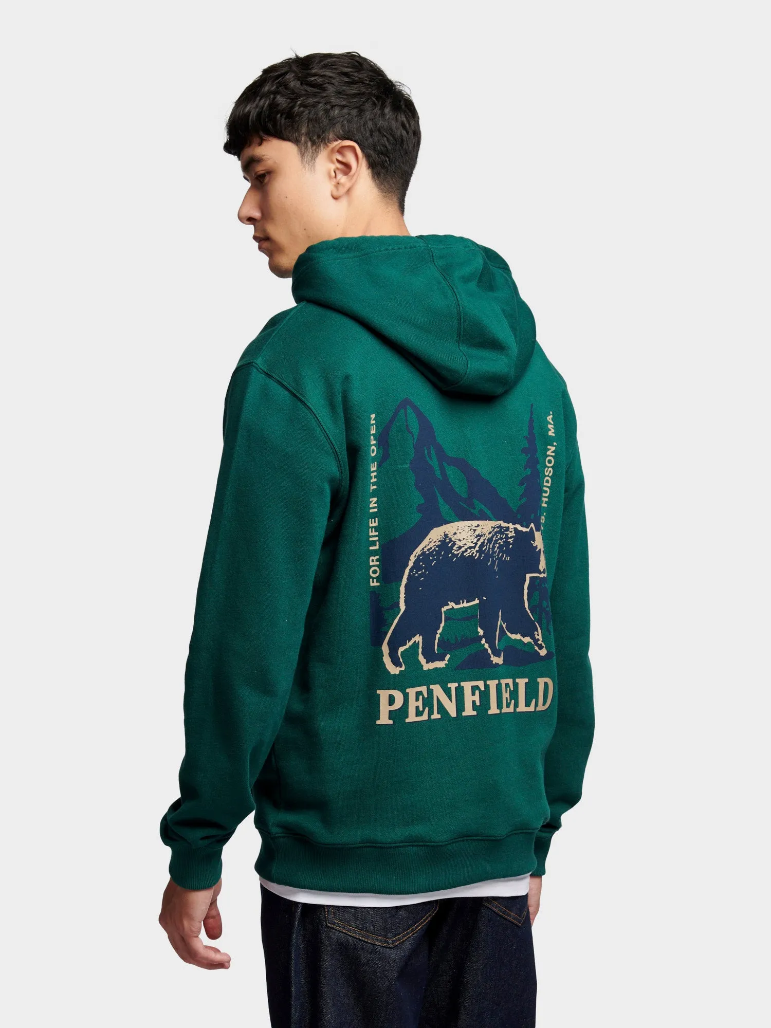 Black Bear Hoodie in June Bug sold by Penfield product image thumbnail 2
