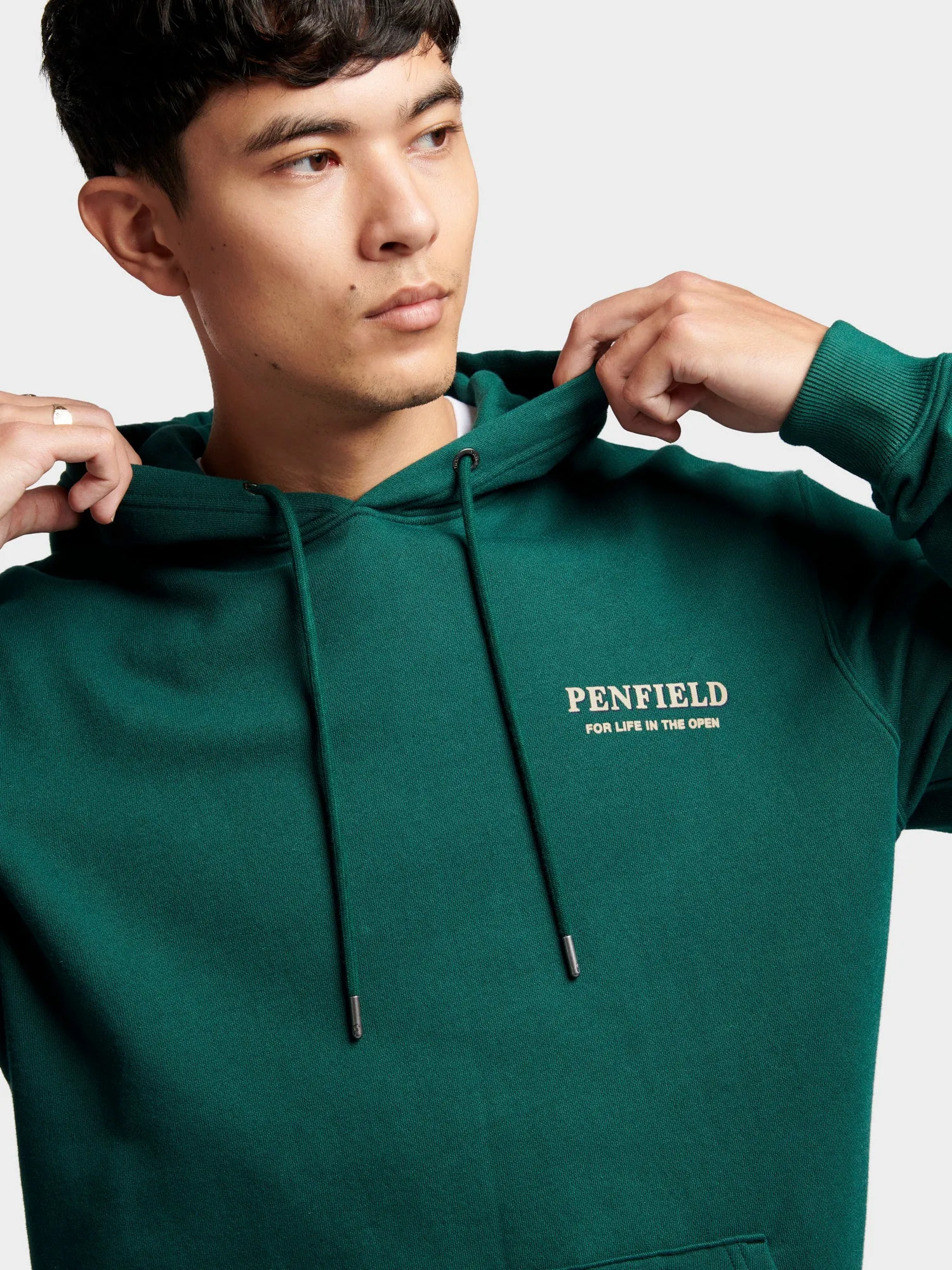 Black Bear Hoodie in June Bug sold by Penfield product image thumbnail 5