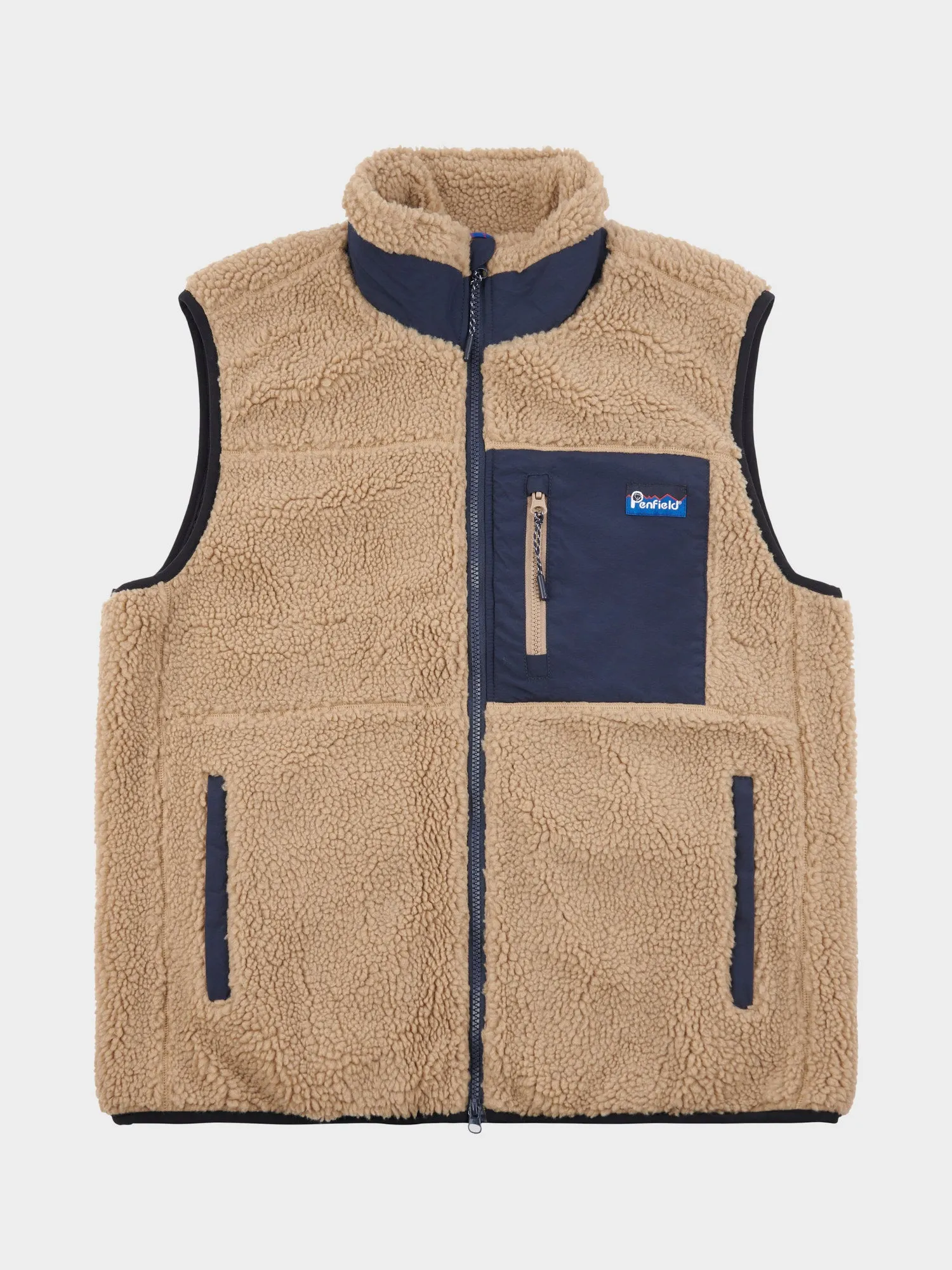 Mattawa Fleece Vest in Chinchilla sold by Penfield