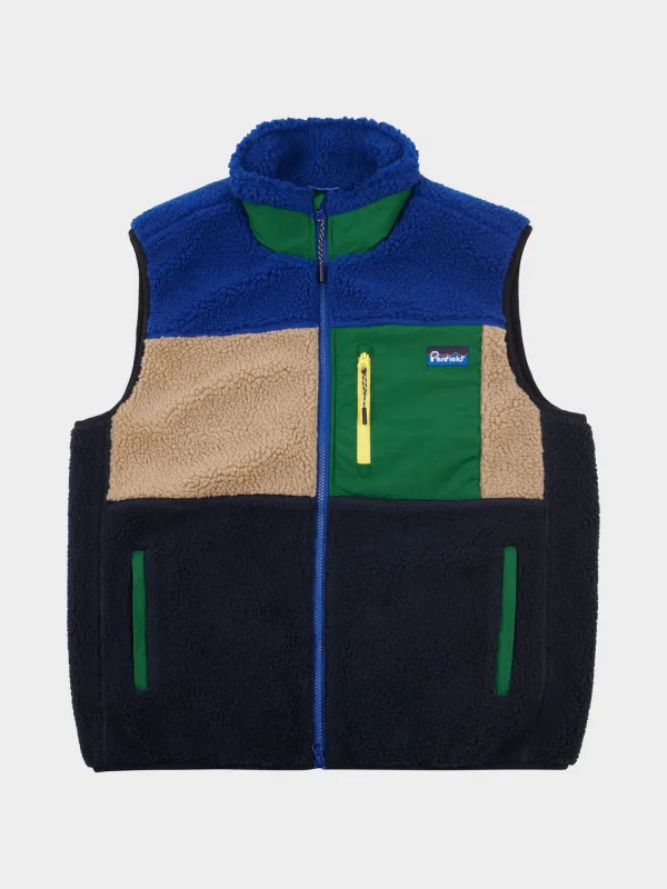 Mattawa Fleece Vest in Sodalite Blue sold by Penfield