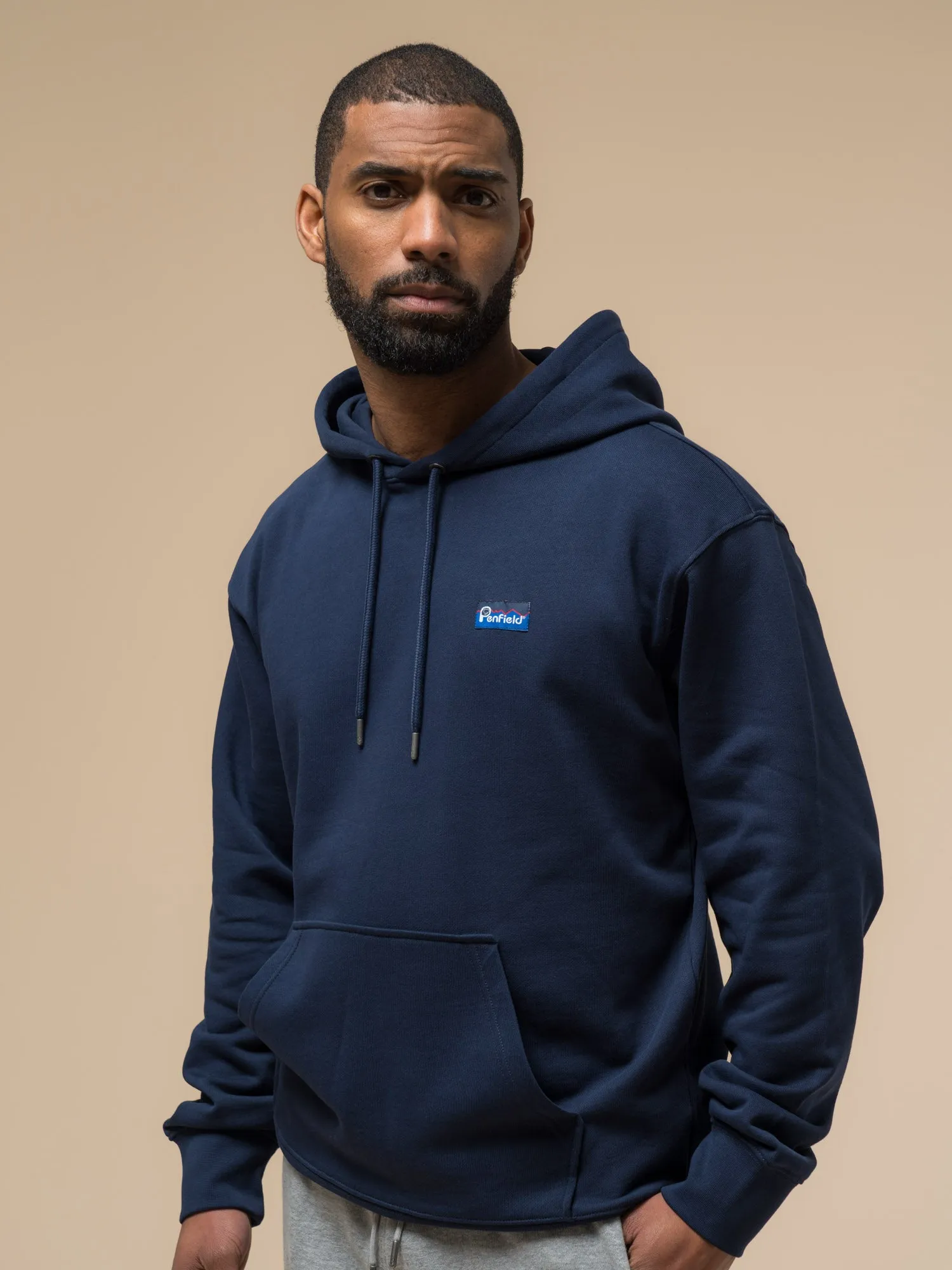 Original Logo Hoodie in Navy Blue sold by Penfield product image thumbnail 2