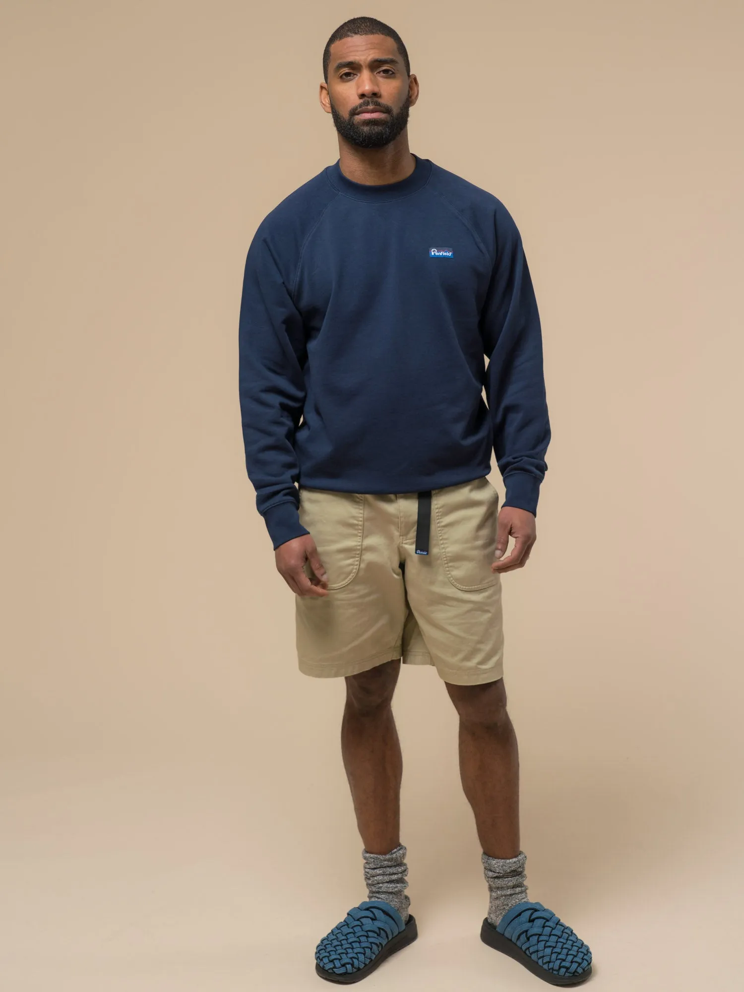Original Logo Sweatshirt in Navy Blue sold by Penfield product image thumbnail 4