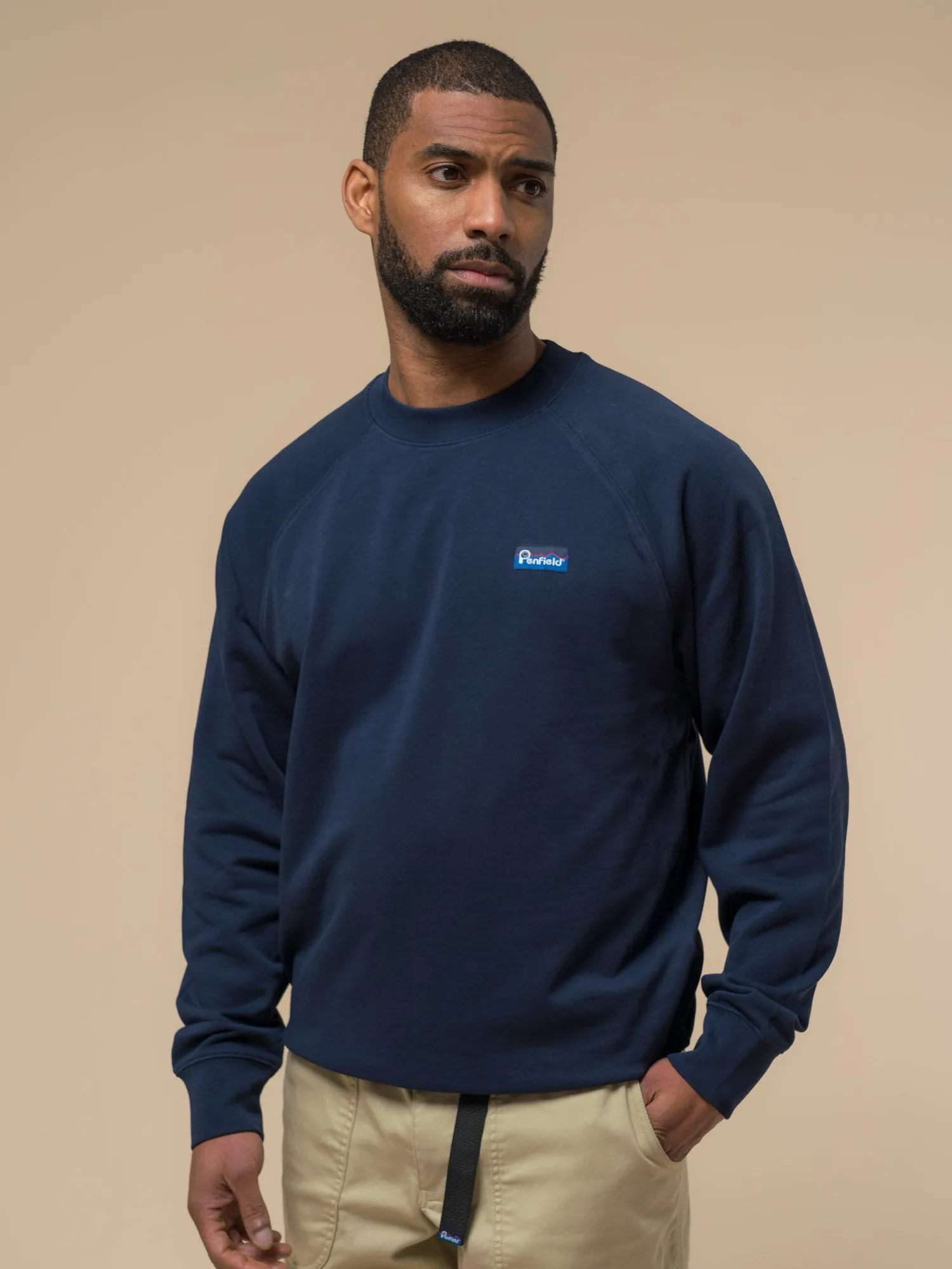 Original Logo Sweatshirt in Navy Blue sold by Penfield product image thumbnail 2