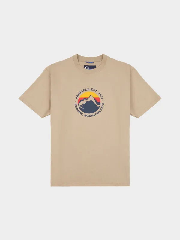 Circle Mountain T-Shirt in Chinchilla sold by Penfield