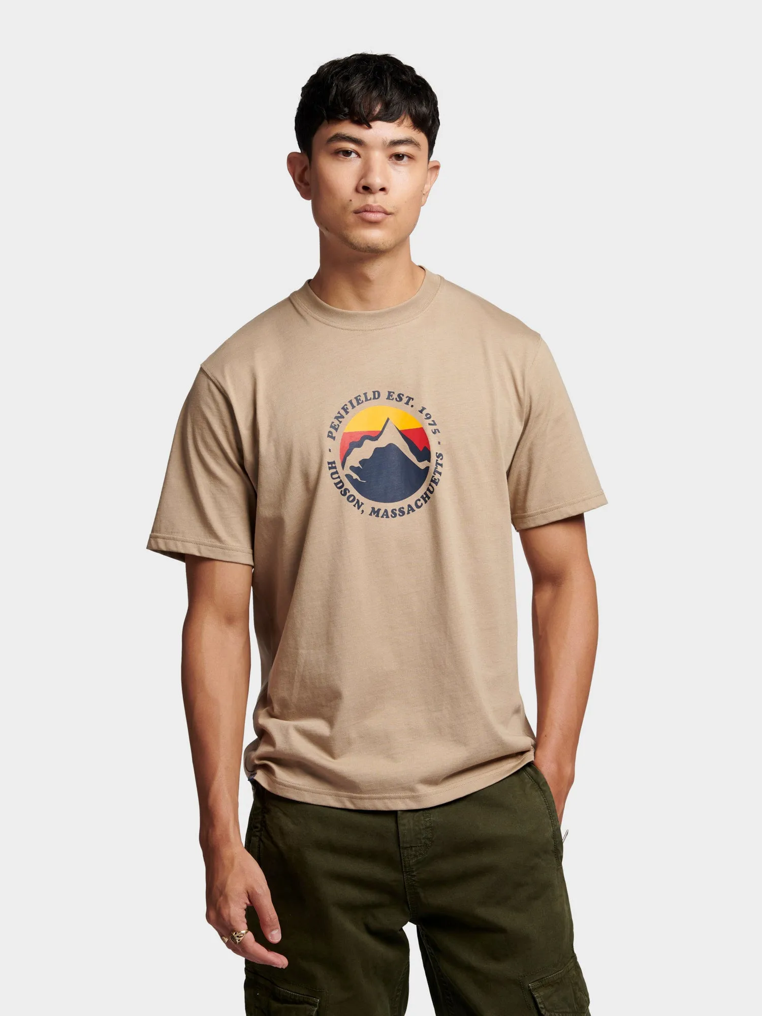 Circle Mountain T-Shirt in Chinchilla sold by Penfield product image thumbnail 2