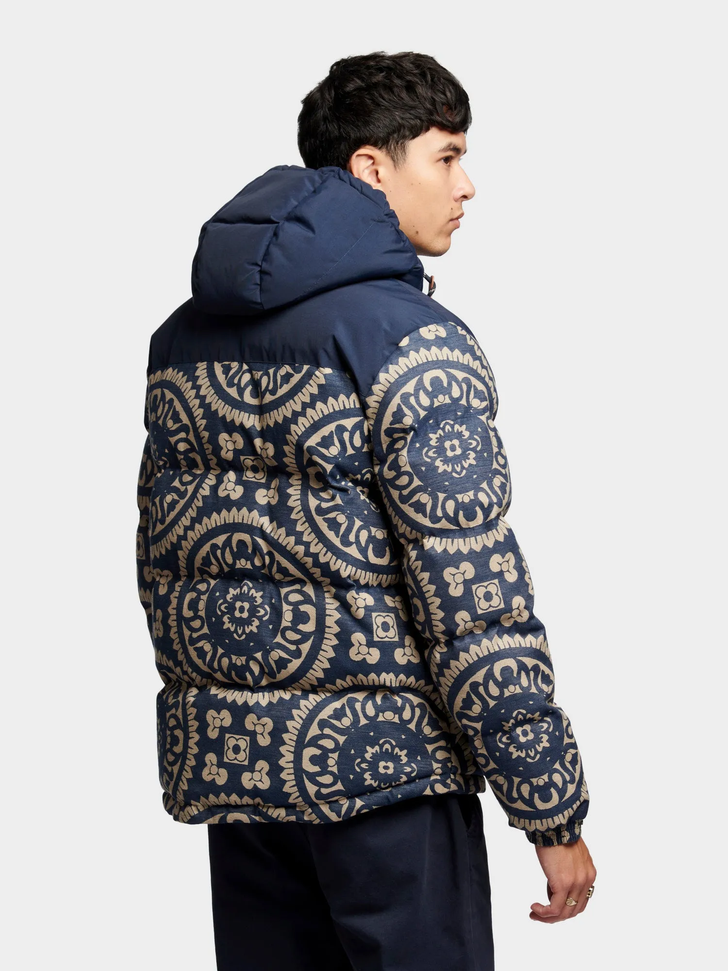 Jacquard Bowerbridge Jacket in Navy Blue sold by Penfield product image thumbnail 5