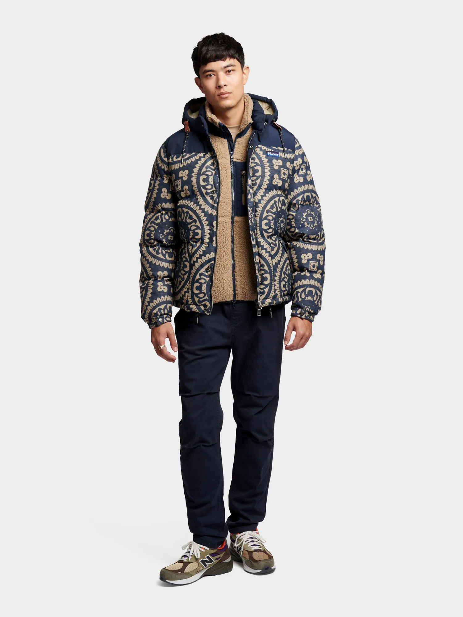 Jacquard Bowerbridge Jacket in Navy Blue sold by Penfield product image thumbnail 4