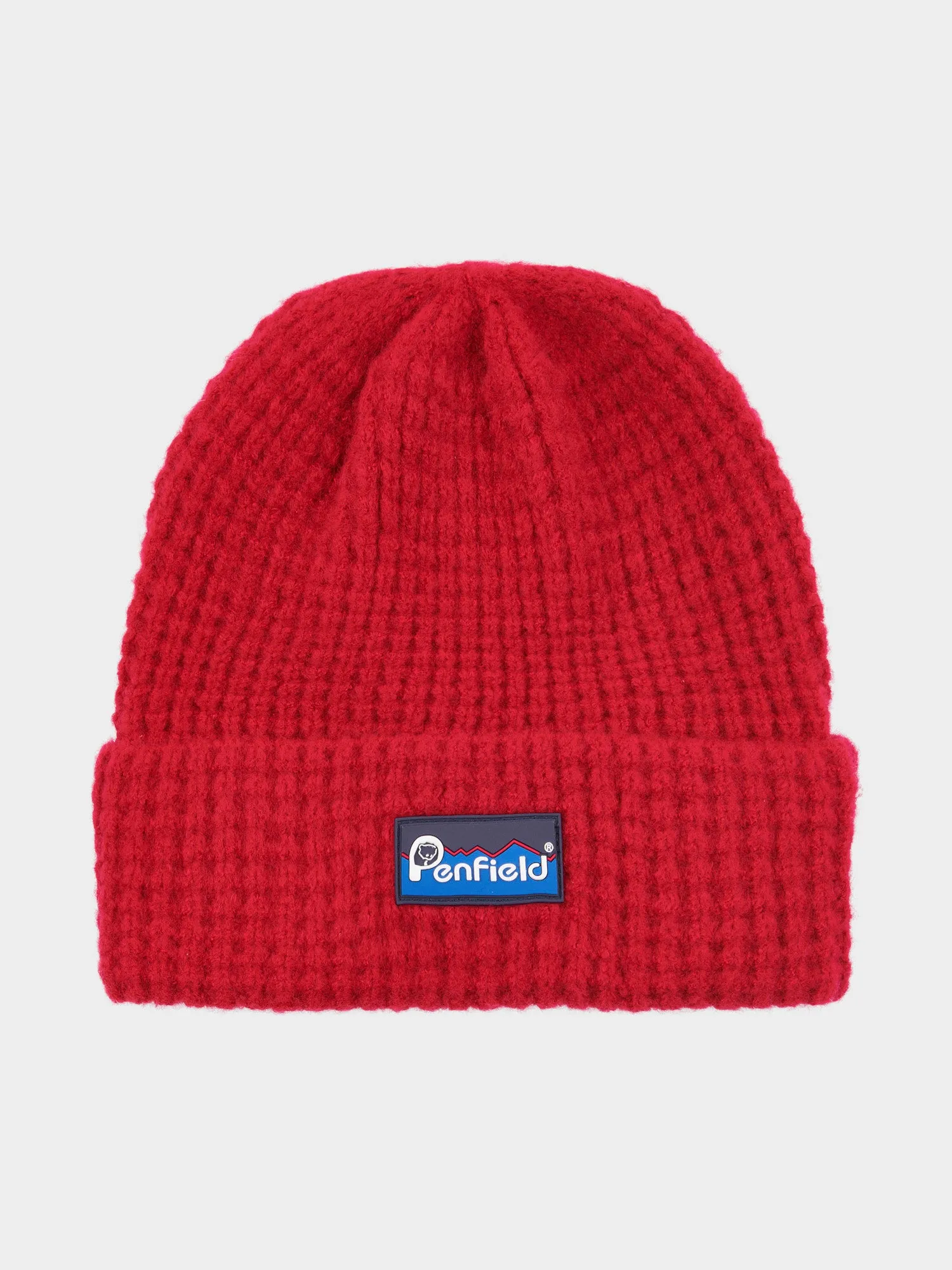 Waffle Beanie in Equestrian Red sold by Penfield
