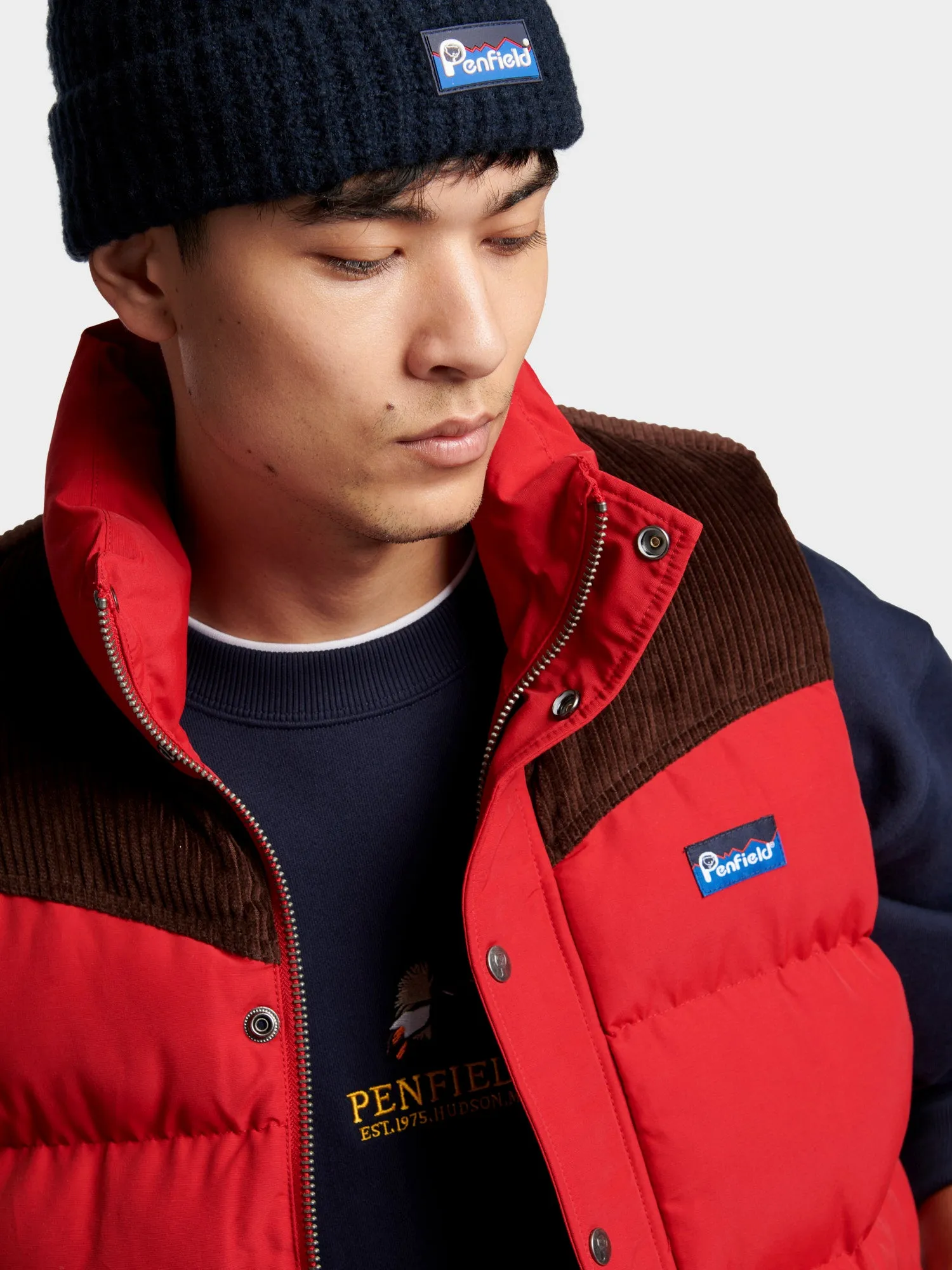 Easton Vest in Equestrian Red sold by Penfield product image thumbnail 3