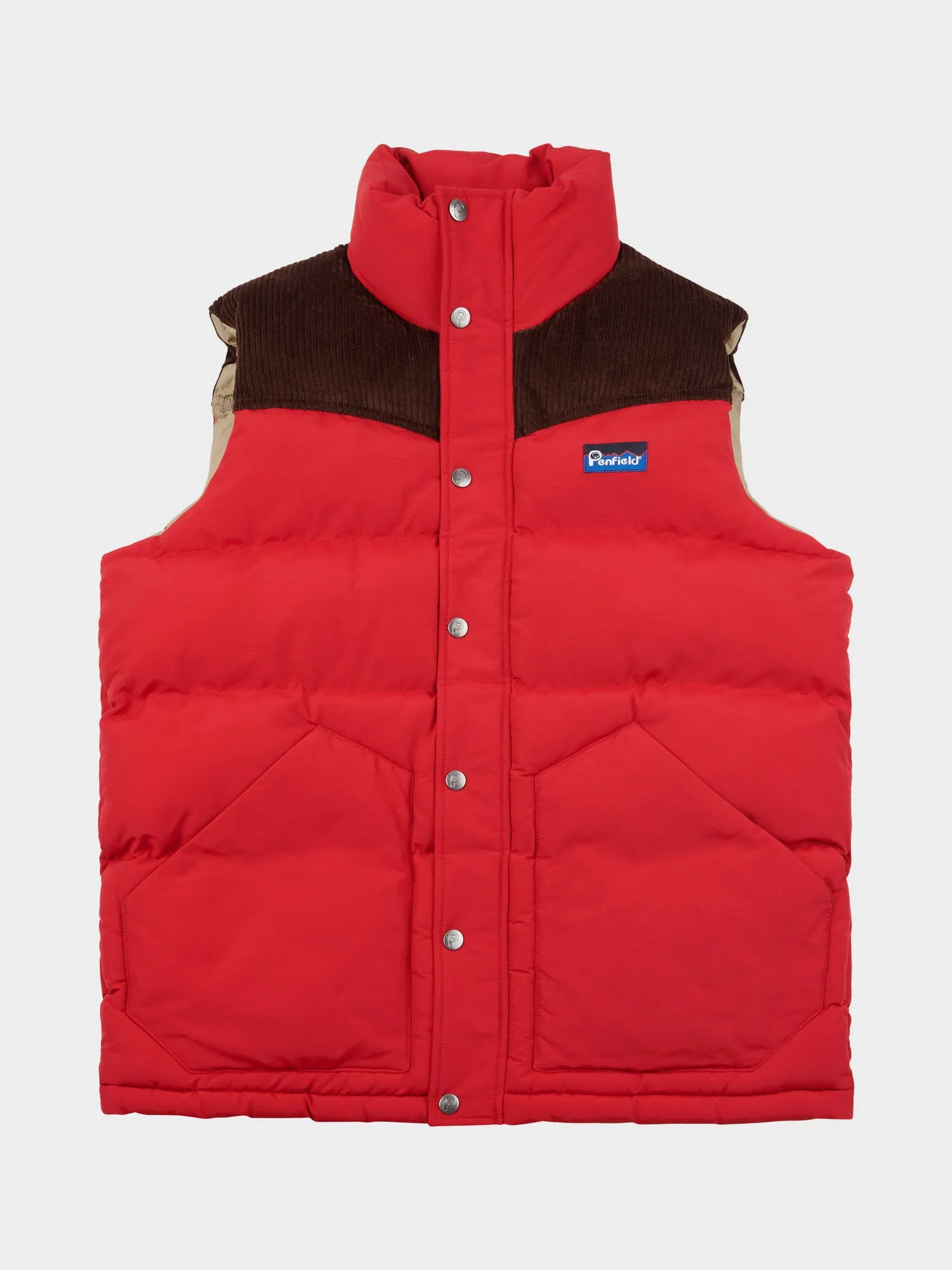 Easton Vest in Equestrian Red sold by Penfield
