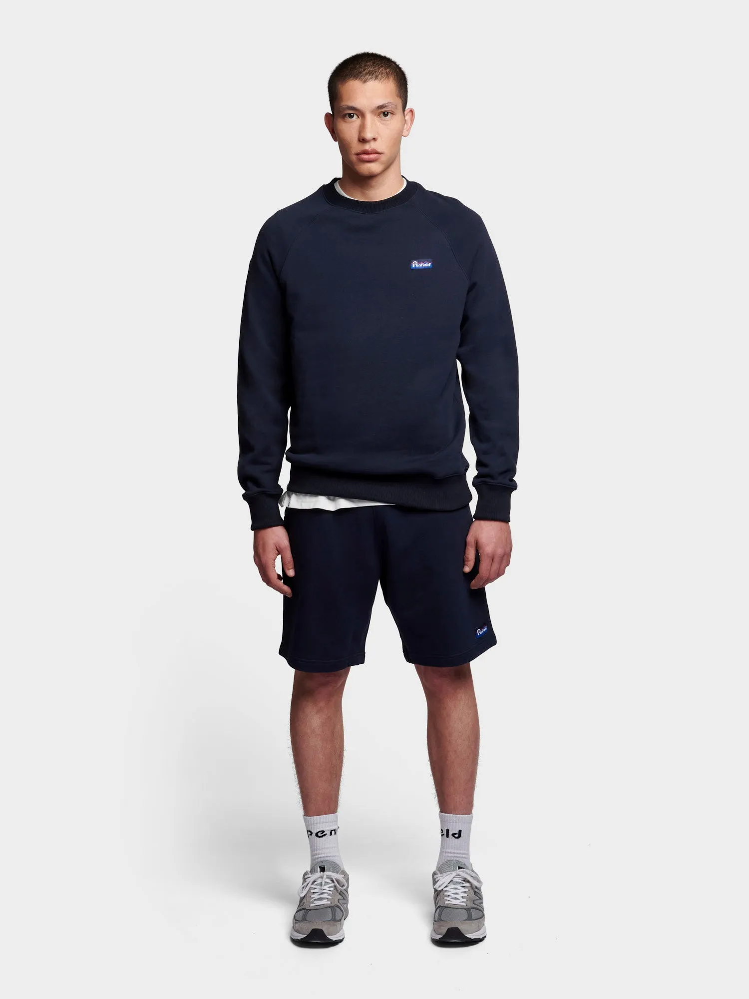 Original Logo Sweat Short in Sky Captain sold by Penfield product image thumbnail 3