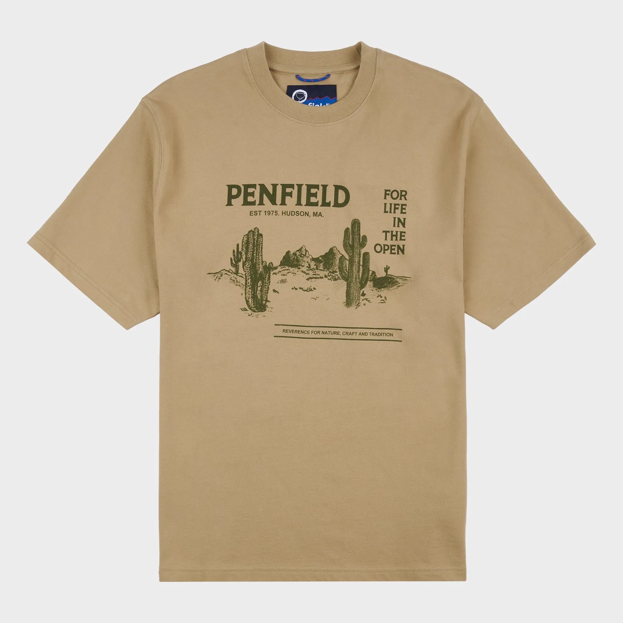 Relaxed Fit Reverence Print T-Shirt in Slate Green sold by Penfield product image thumbnail 2
