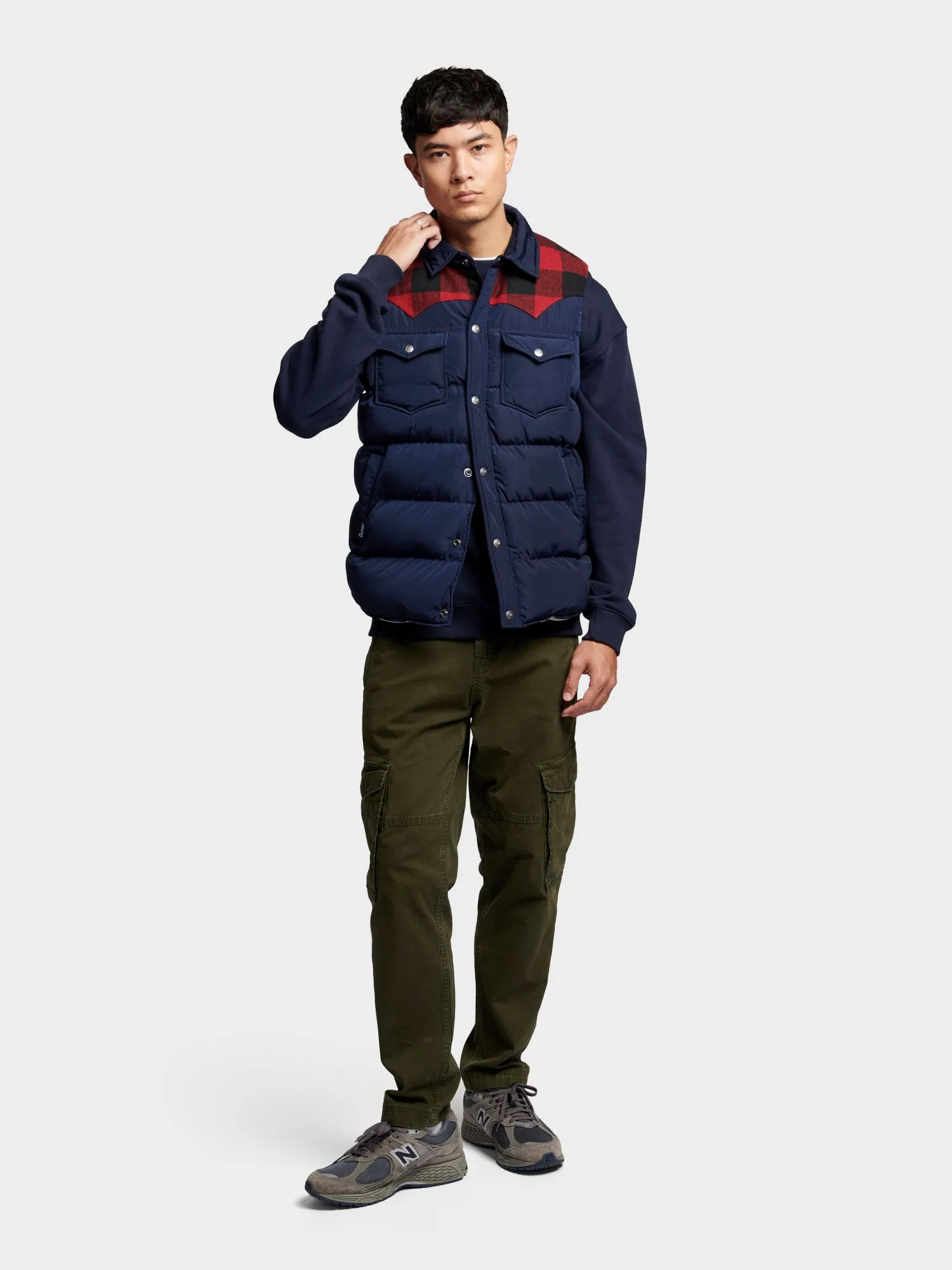 Rockford Vest in Navy Blue sold by Penfield product image thumbnail 3
