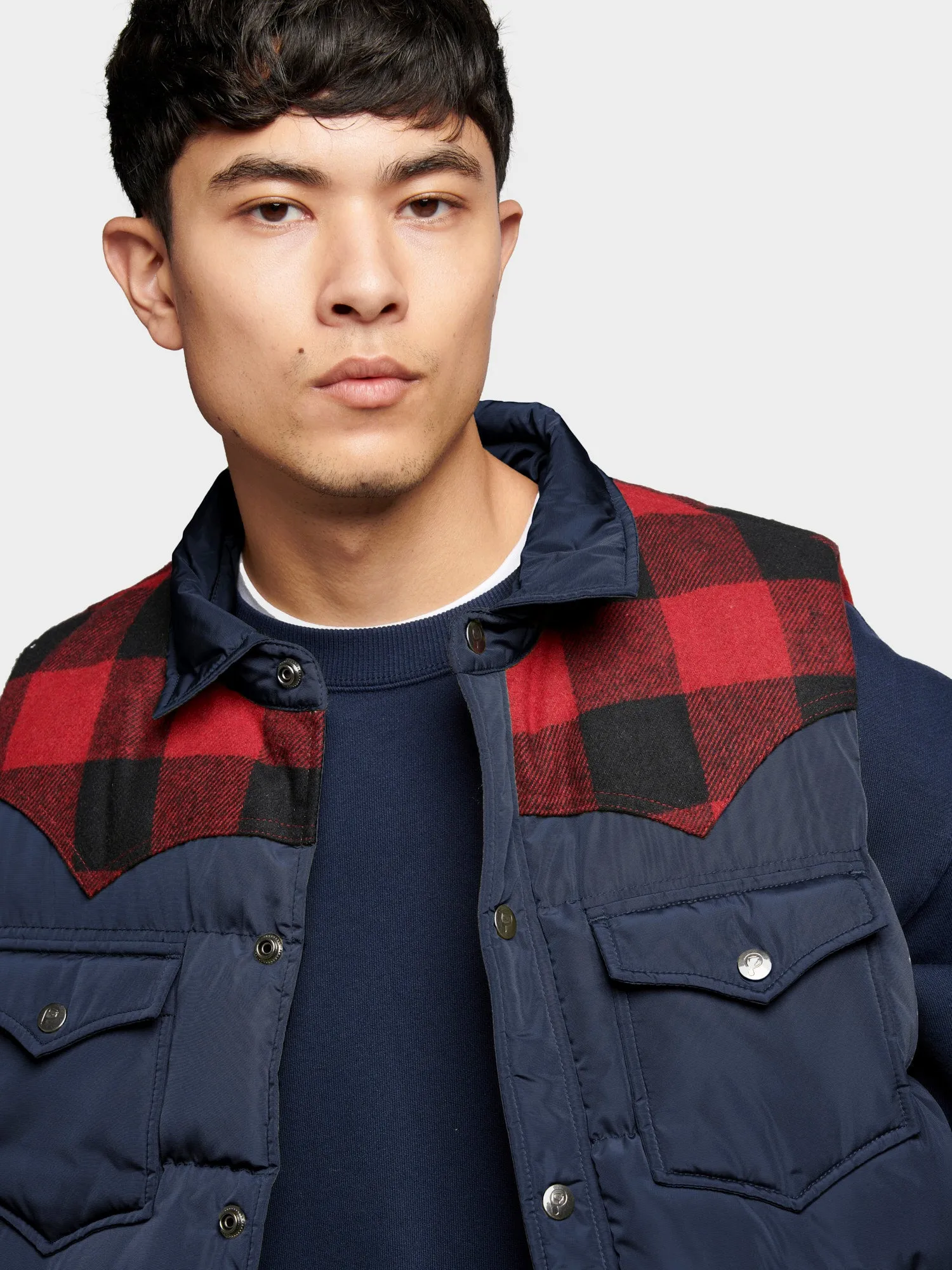 Rockford Vest in Navy Blue sold by Penfield product image thumbnail 4