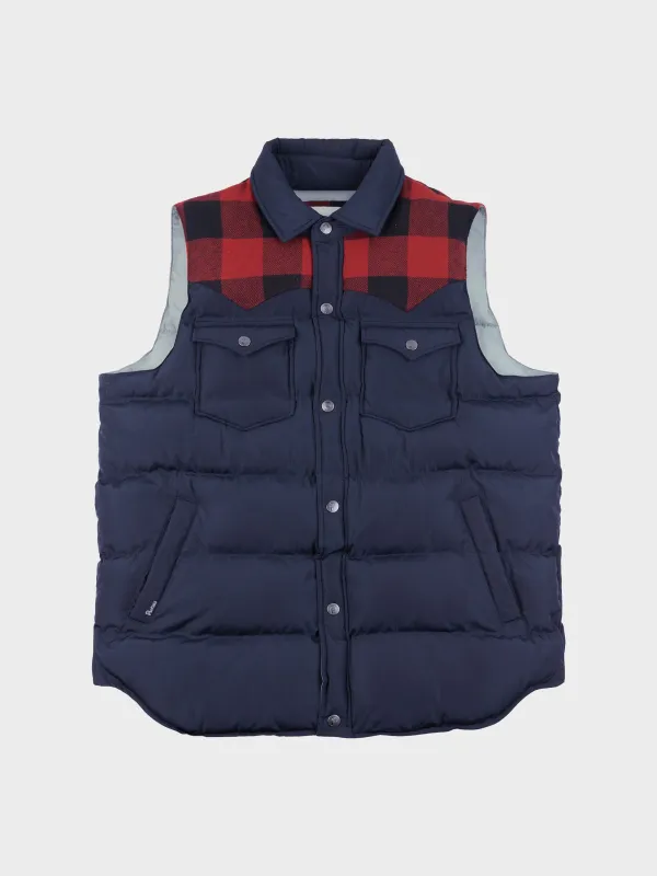 Rockford Vest in Navy Blue sold by Penfield