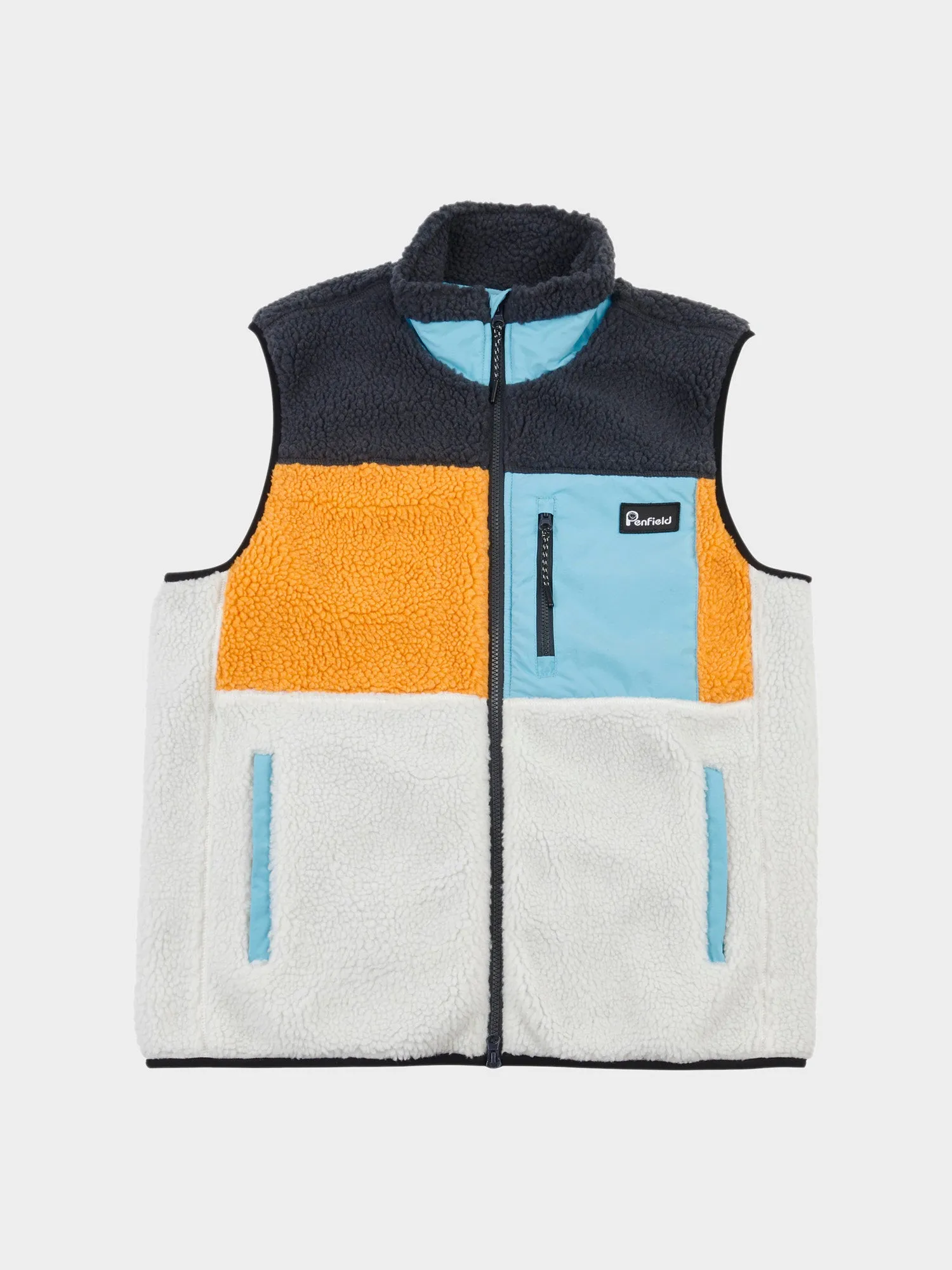 Mattawa Fleece Vest in Ebony sold by Penfield