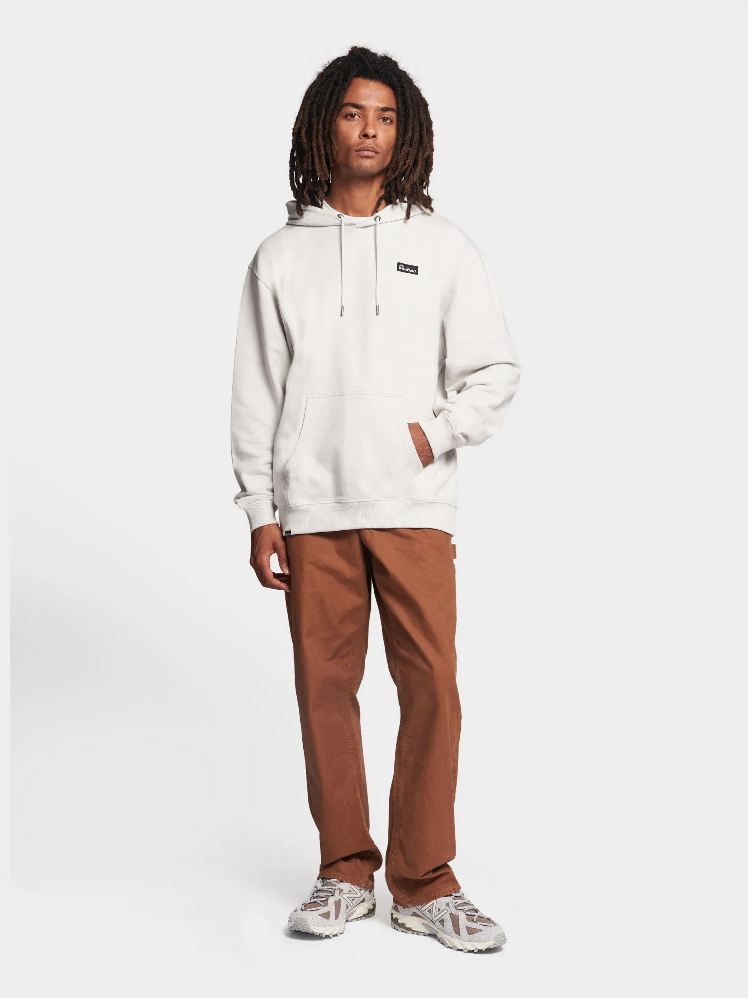 Badge Hoodie in Nimbus Cloud sold by Penfield product image thumbnail 3