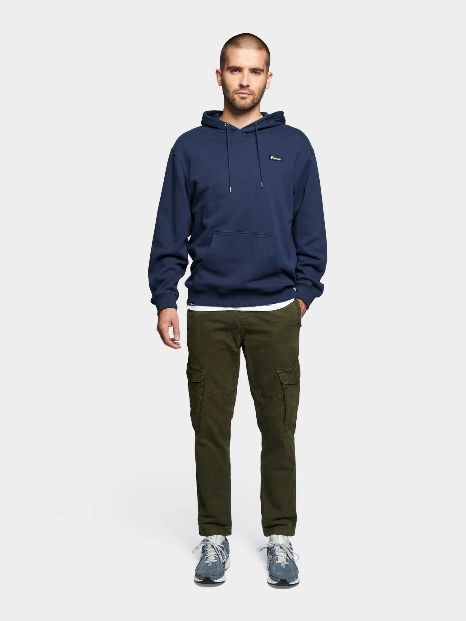 Badge Hoodie in Navy Blue sold by Penfield product image thumbnail 3