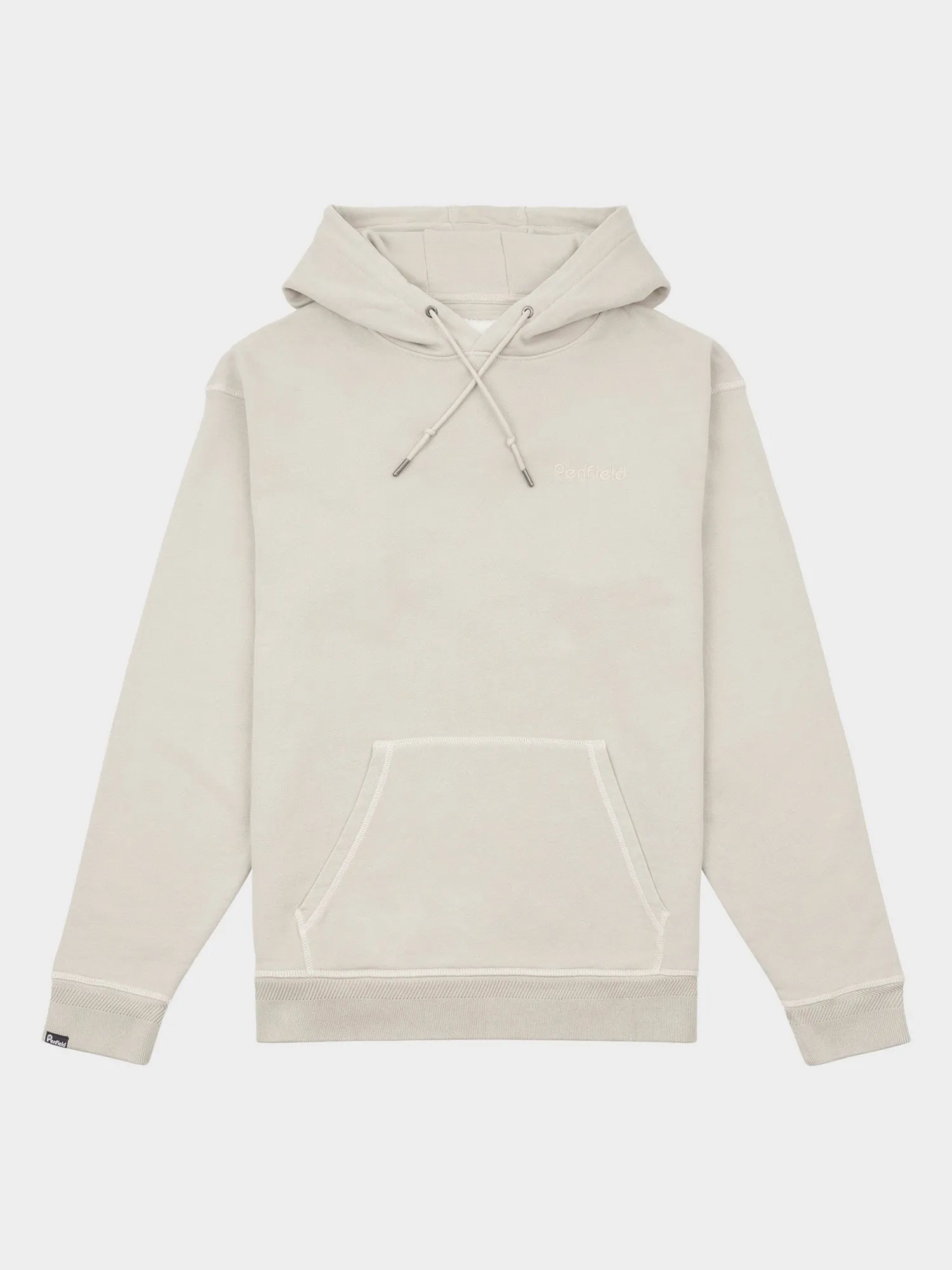 Washed Loopback Hoodie in Silver Gray sold by Penfield