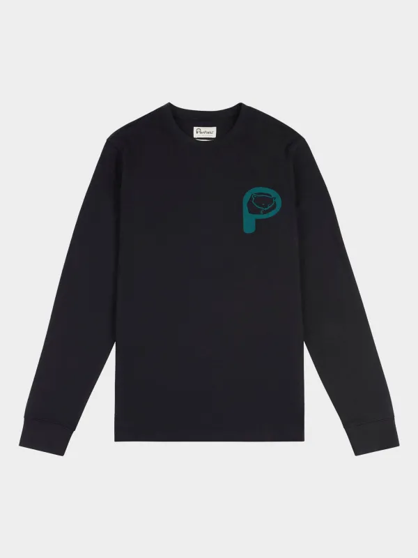 Trail Long Sleeve T-Shirt in Black sold by Penfield