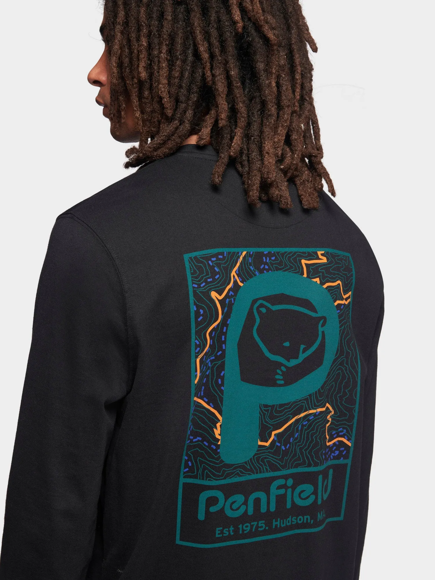 Trail Long Sleeve T-Shirt in Black sold by Penfield product image thumbnail 2