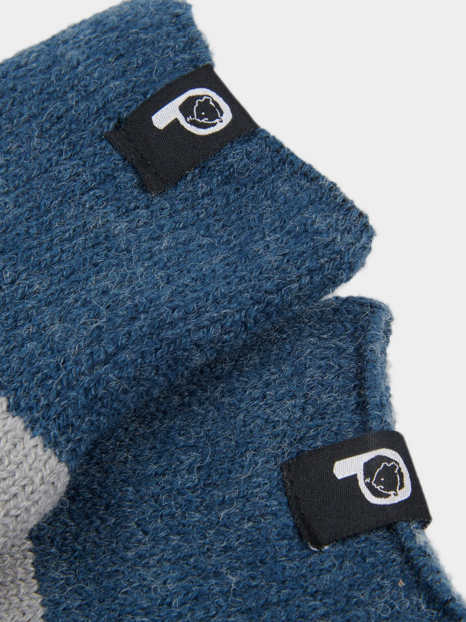 Geo Jacquard Wool Blend Socks in Vintage Grey Heather sold by Penfield product image thumbnail 2