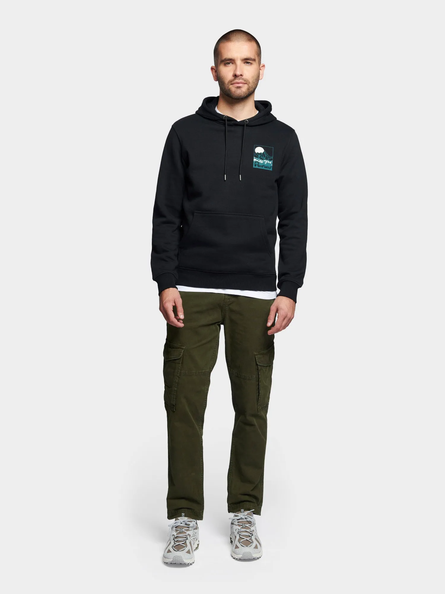 Washed Mountain Graphic Hoodie in Black sold by Penfield product image thumbnail 5