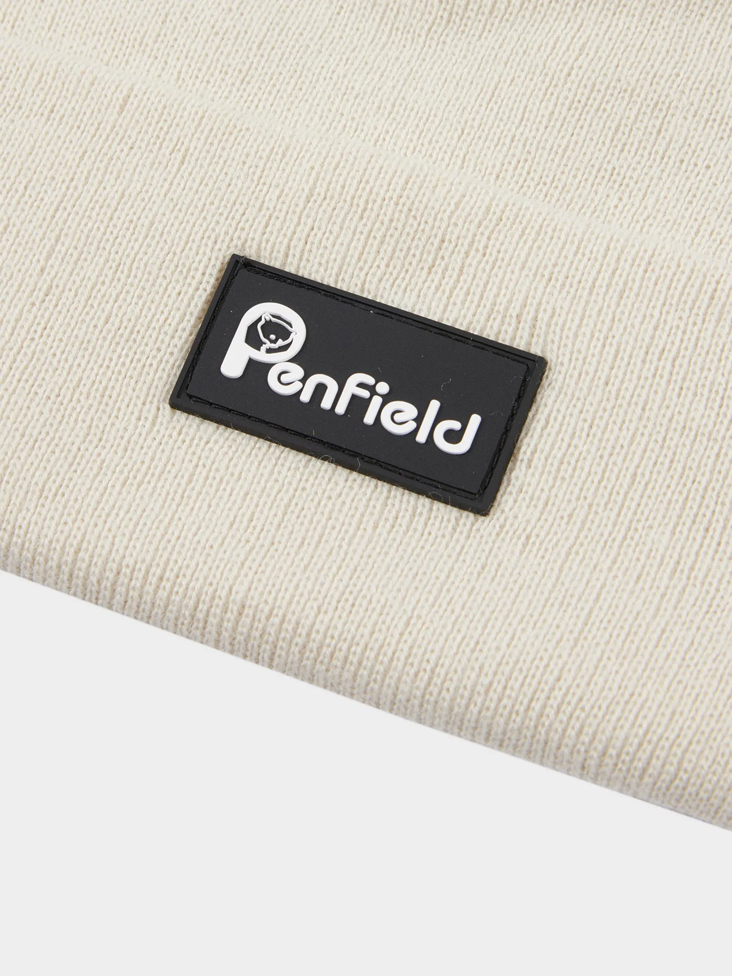 Reverse Badge Beanie in Marshmallow sold by Penfield product image thumbnail 2