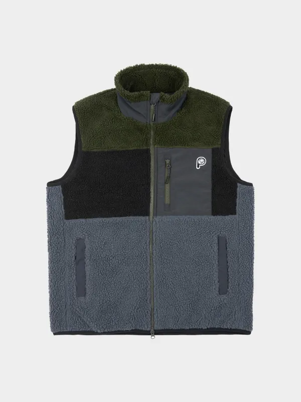 P Bear Fleece Vest in Castlerock sold by Penfield