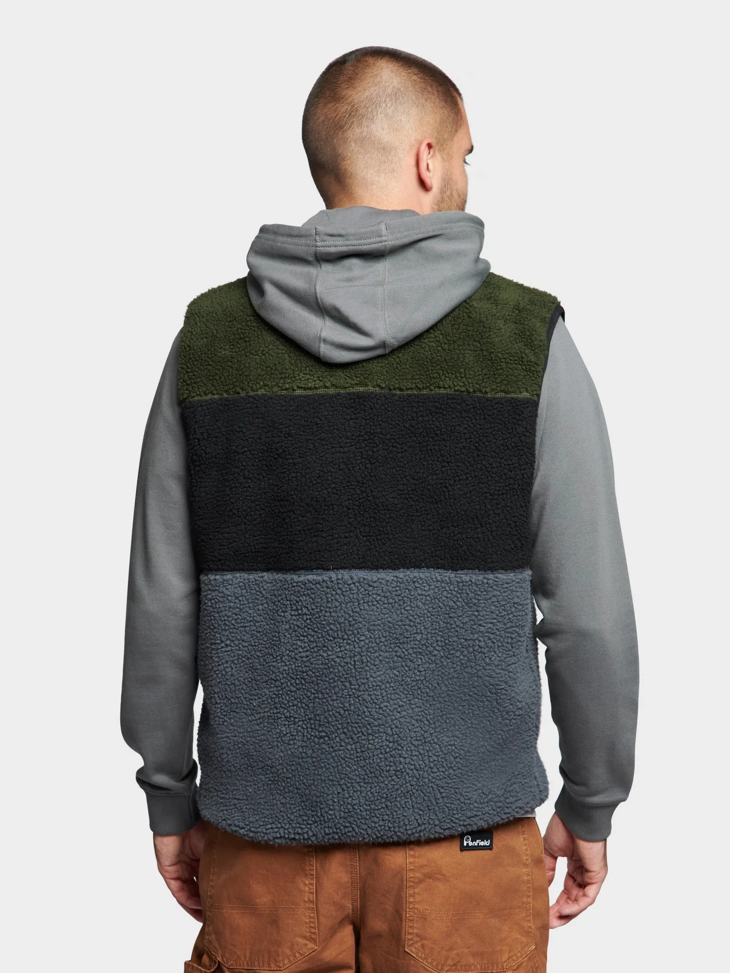 P Bear Fleece Vest in Castlerock sold by Penfield product image thumbnail 5